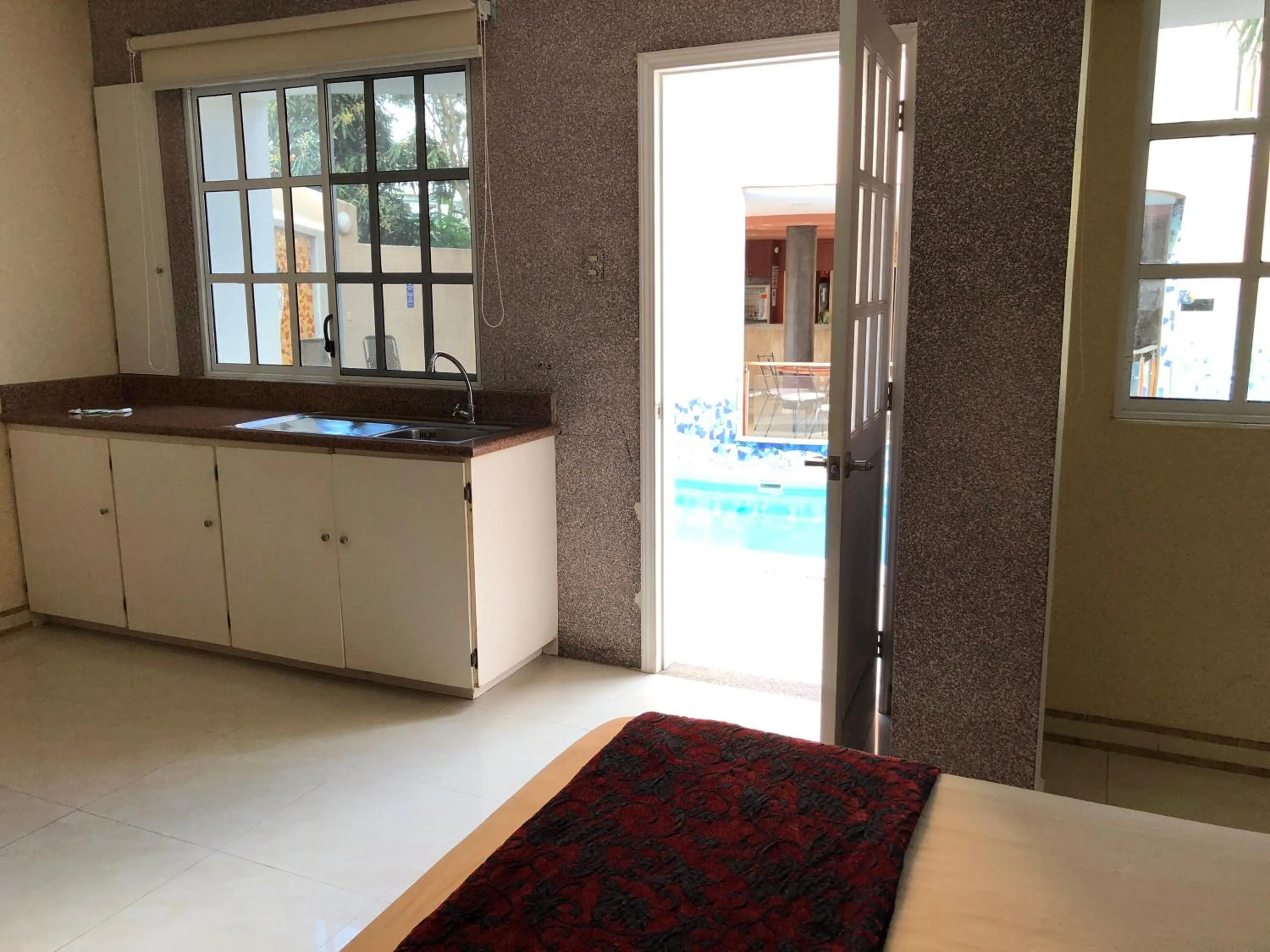 Pool view in Eco Hotel Katarma