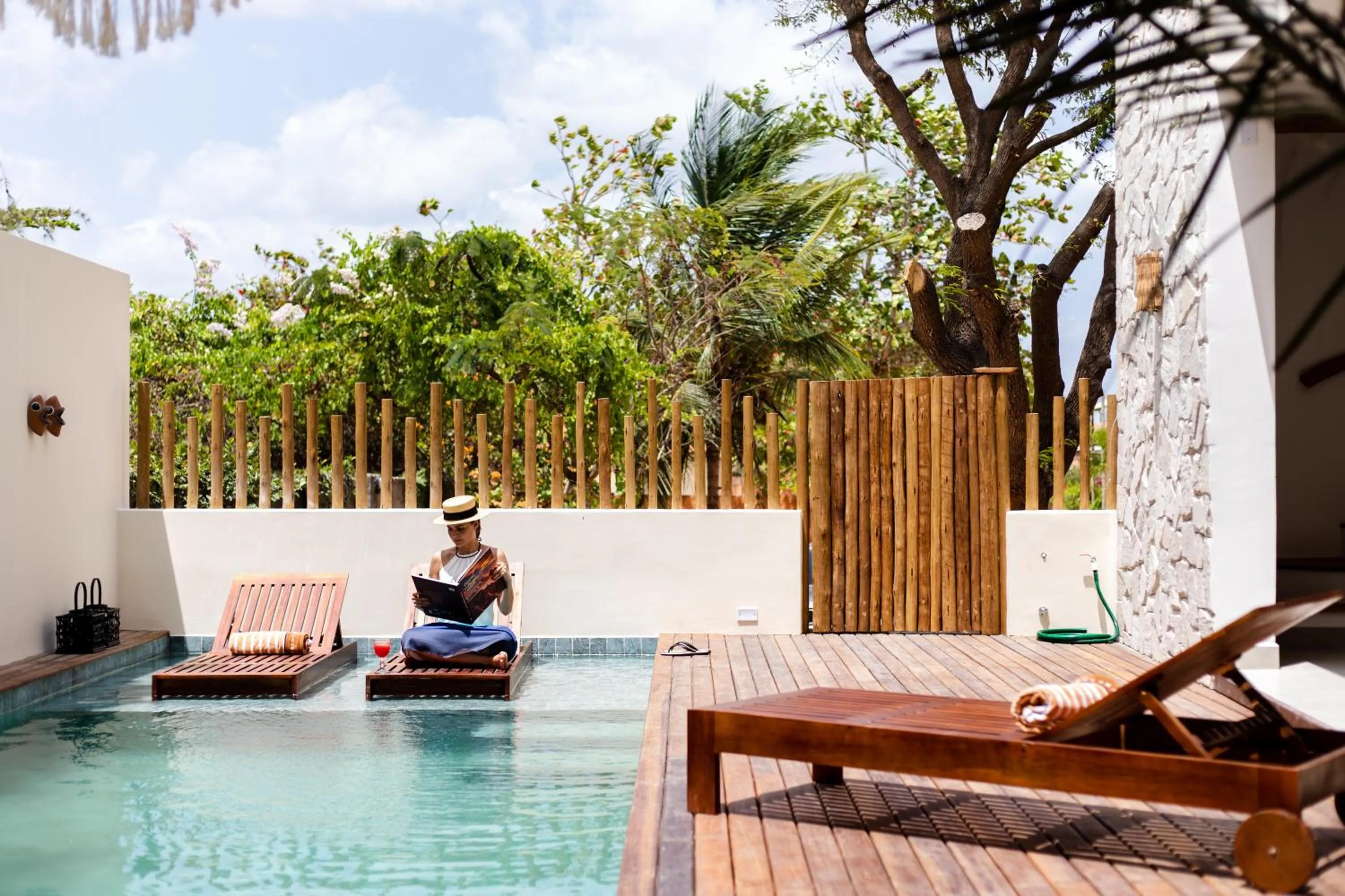 Seating area in Villa Odara