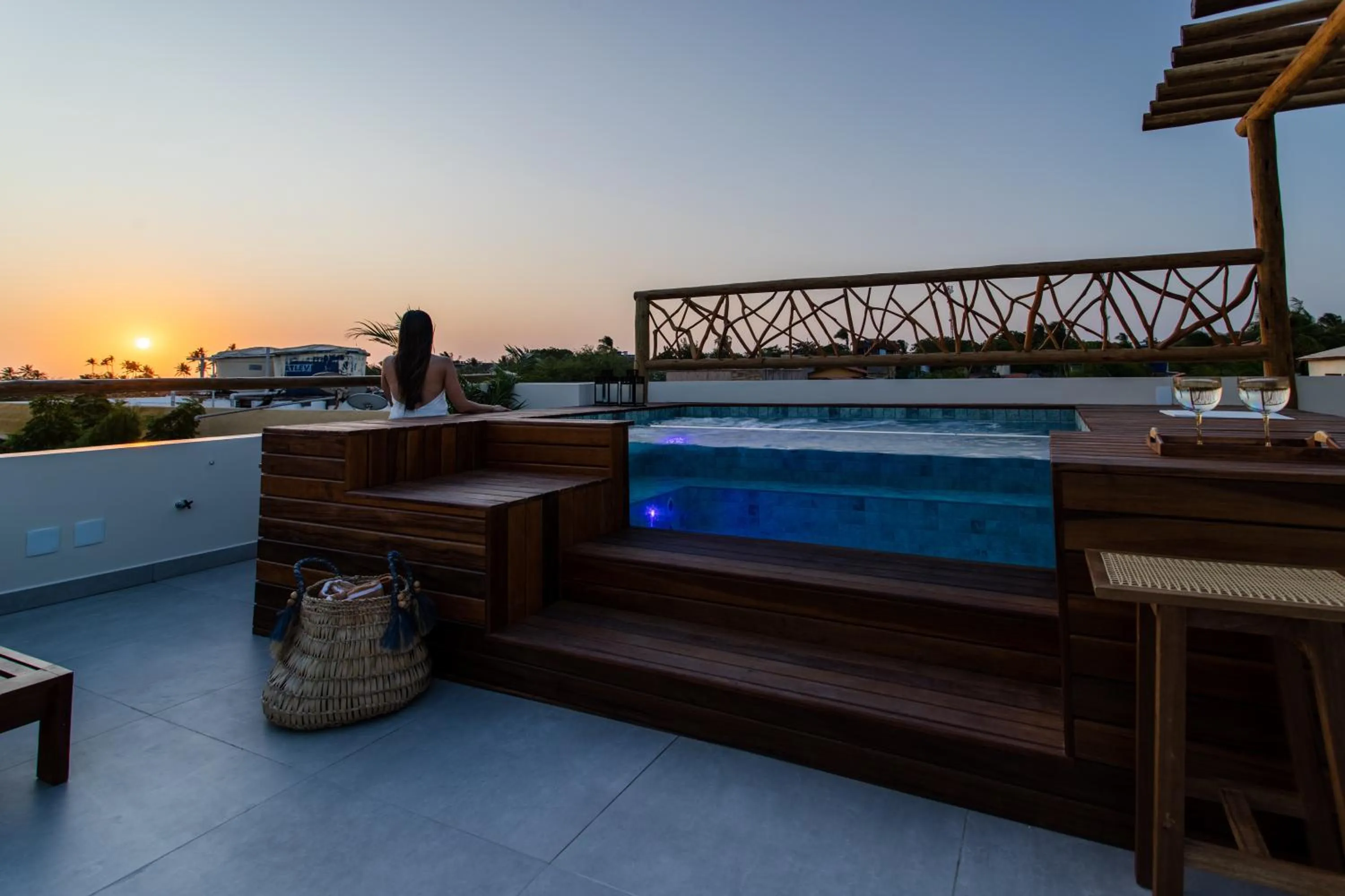 Hot Tub in Villa Odara