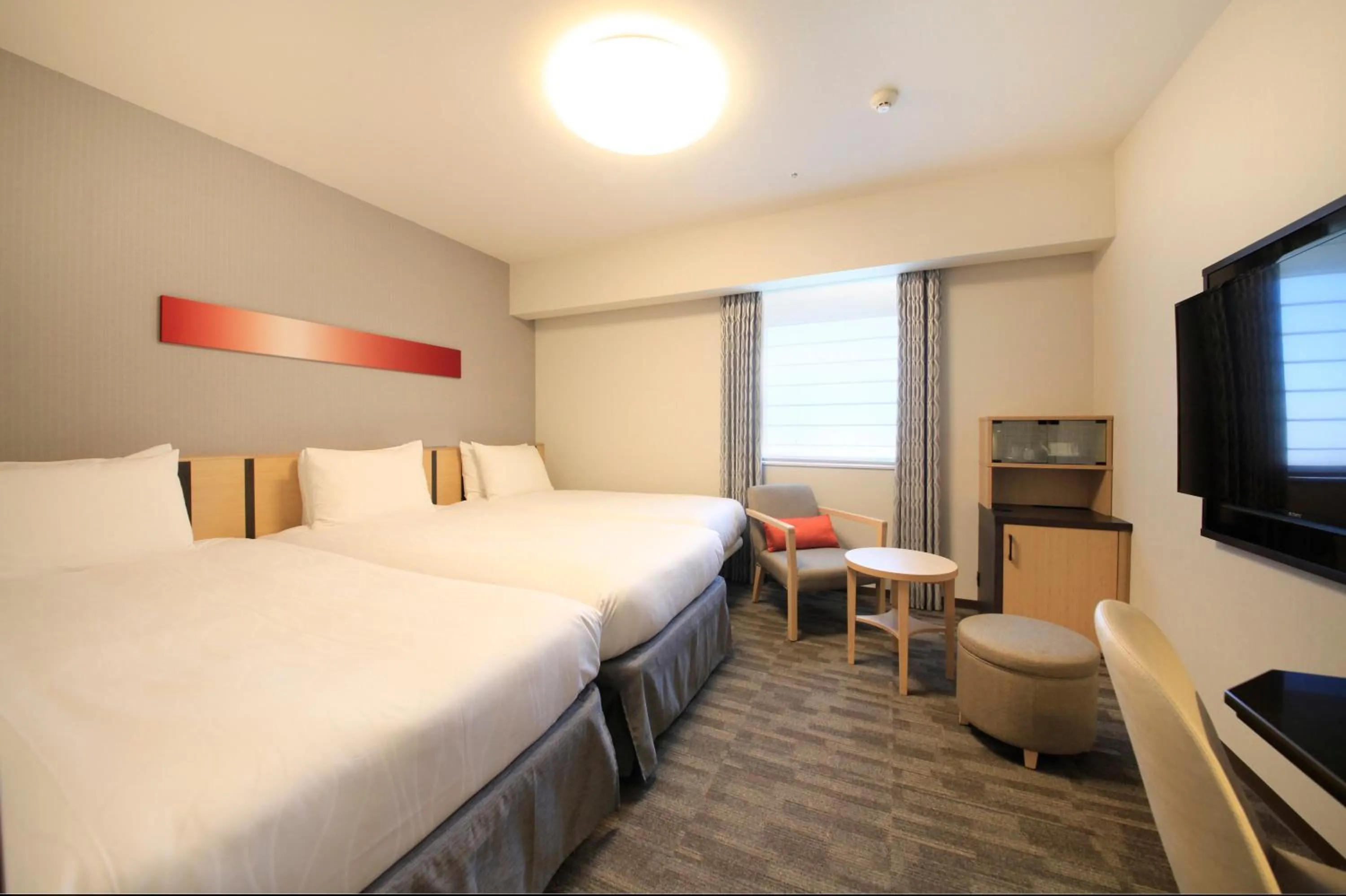 Photo of the whole room, Bed in Richmond Hotel Tokyo Suidobashi