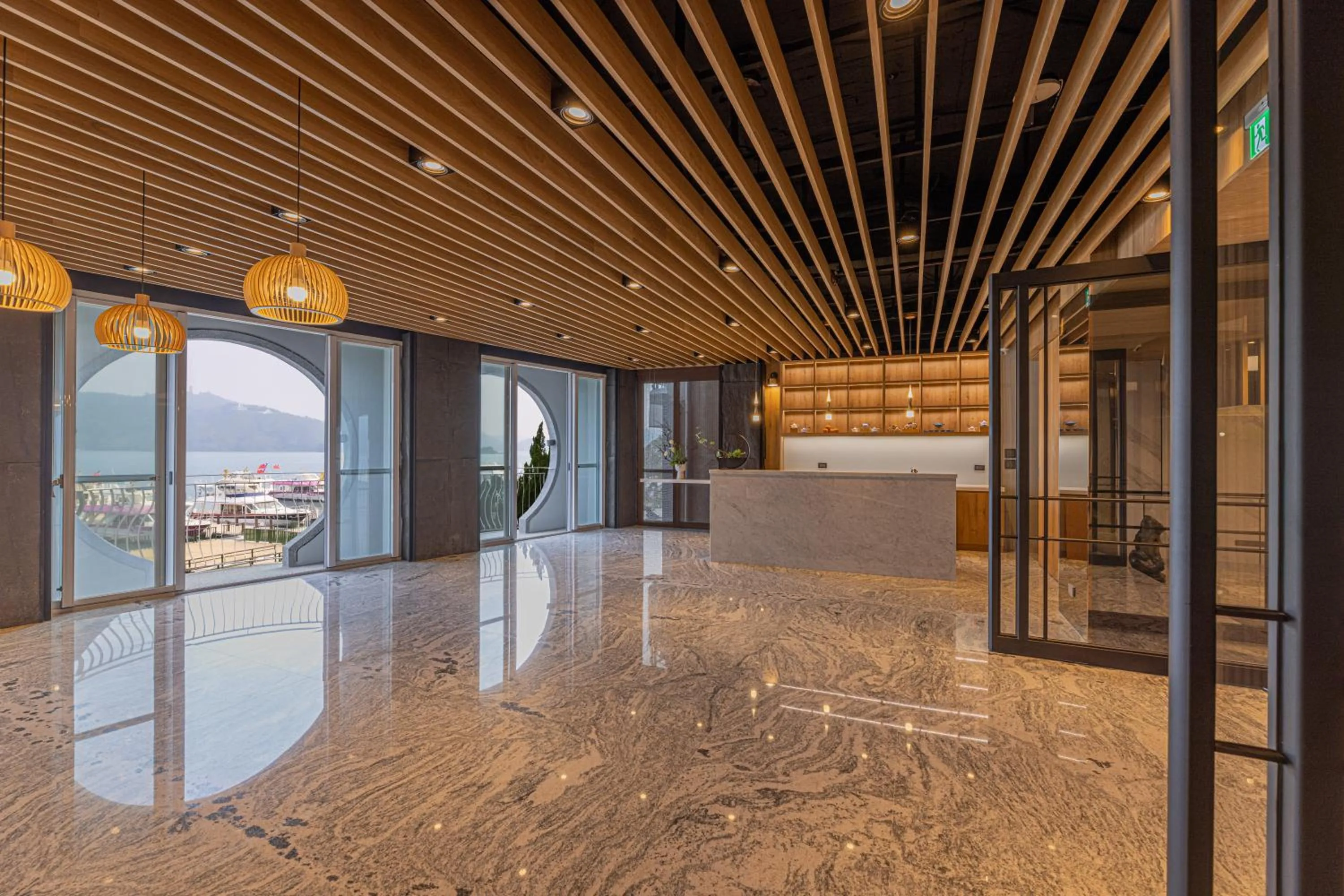 Seating area in Sun Moon Lake Apollo Resort Hotel