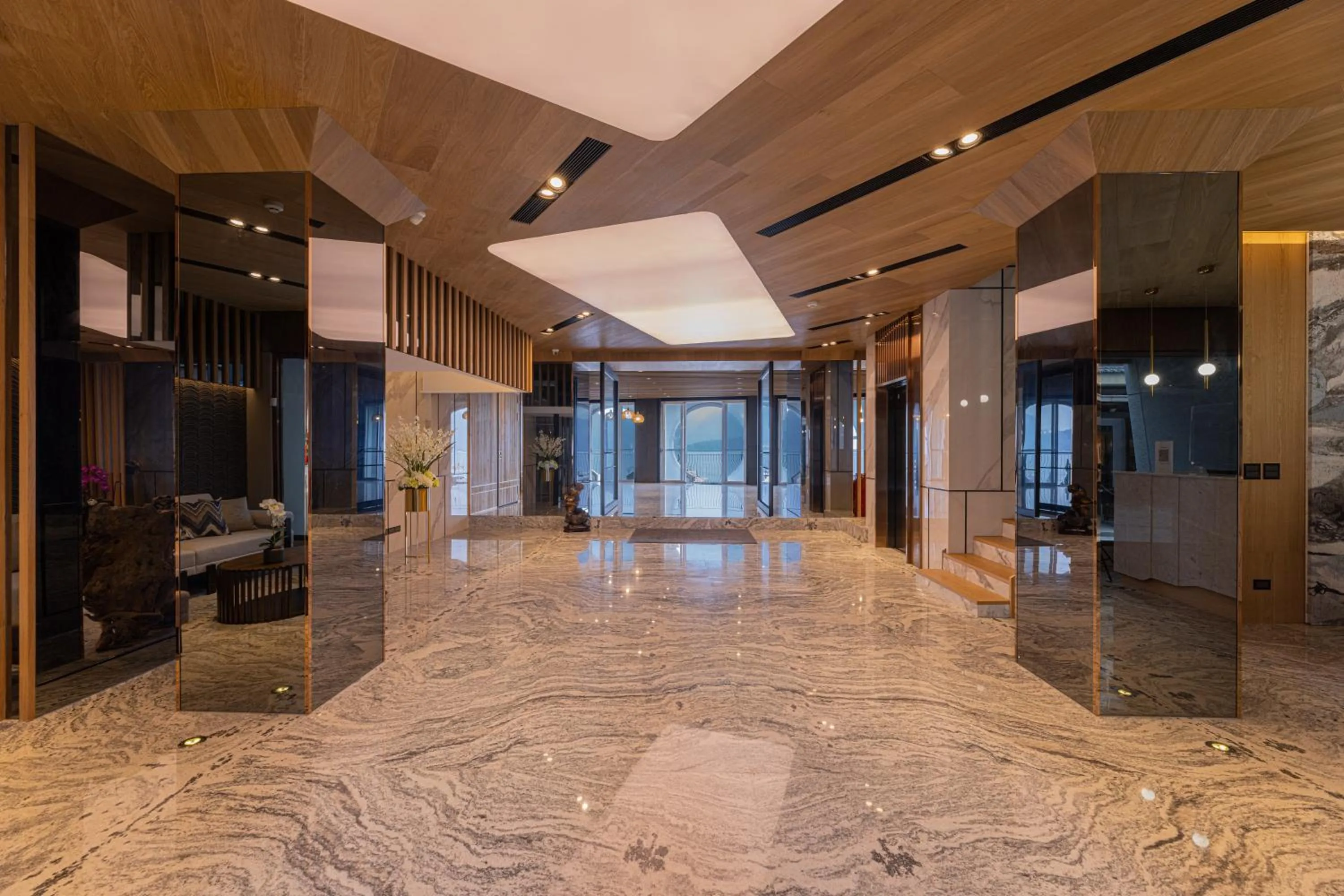 Living room in Sun Moon Lake Apollo Resort Hotel