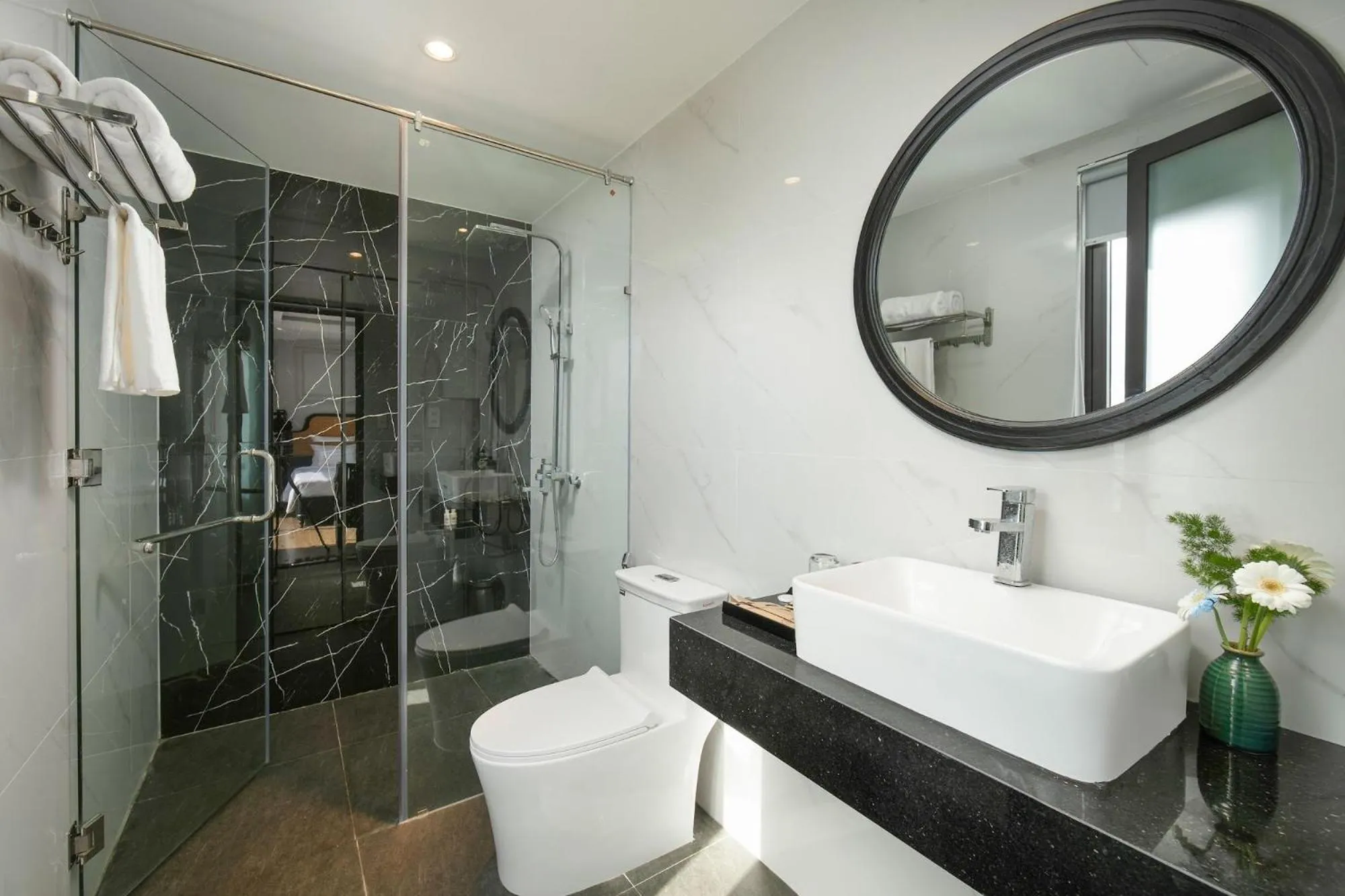 Shower in Serene Nature Boutique Resort & Spa