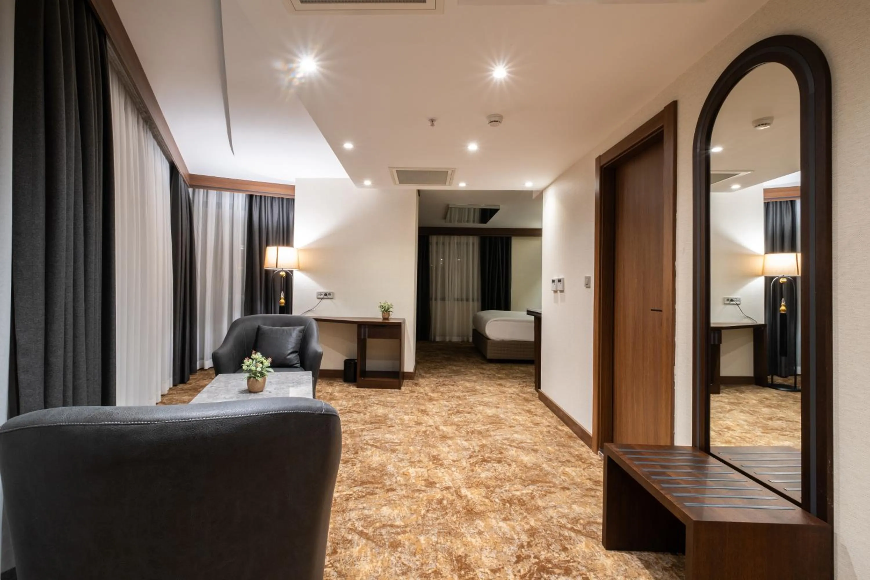 Seating area, Bed in Park Dedeman Kızılay Ankara