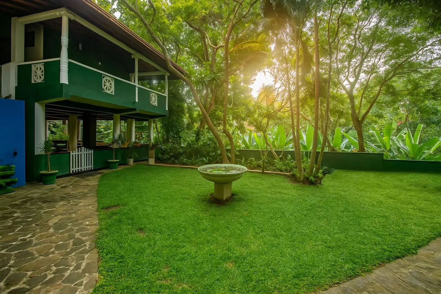 Garden view in VillaWatuna