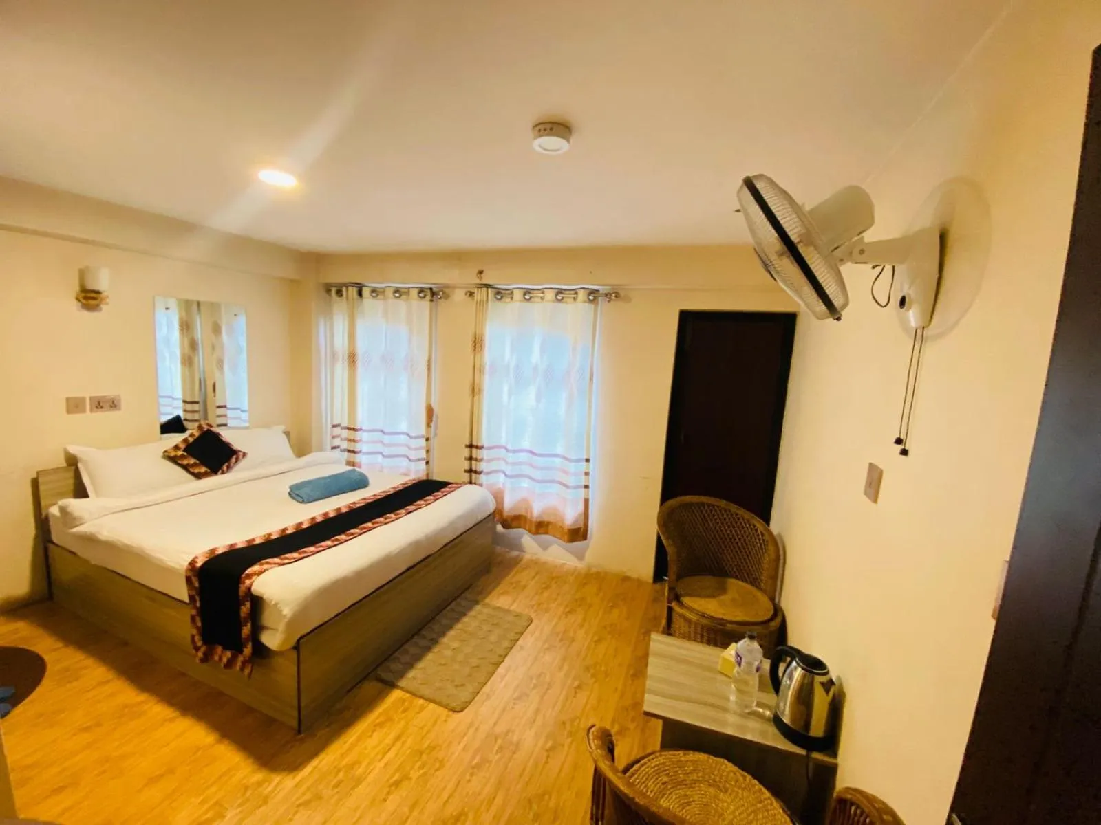 Bed in Hotel Durbar Side