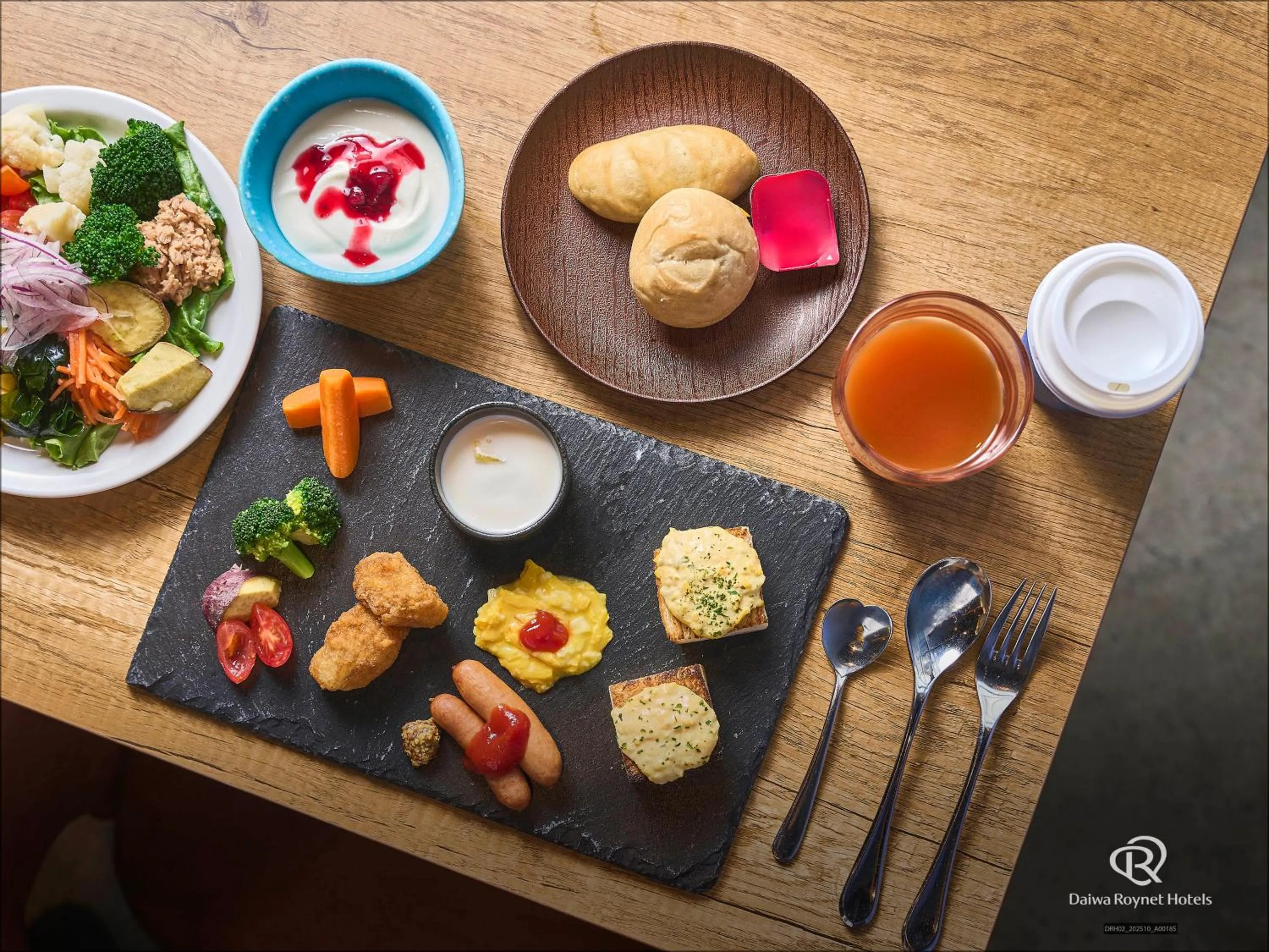 Buffet breakfast in Daiwa Roynet Utsunomiya