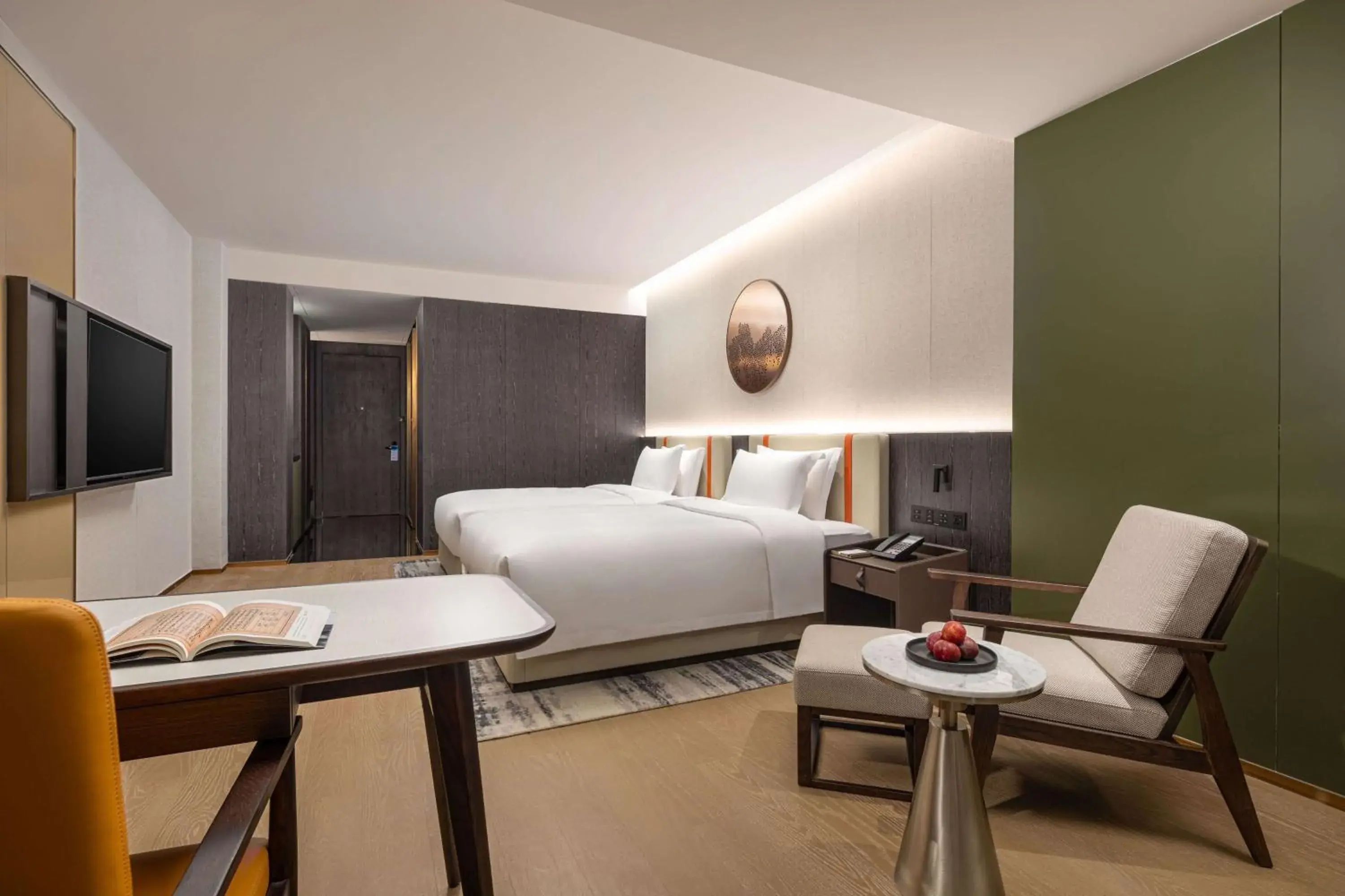 Business Twin Room in Wyndham Taizhou West Business Twin Room in Wyndham Taizhou West