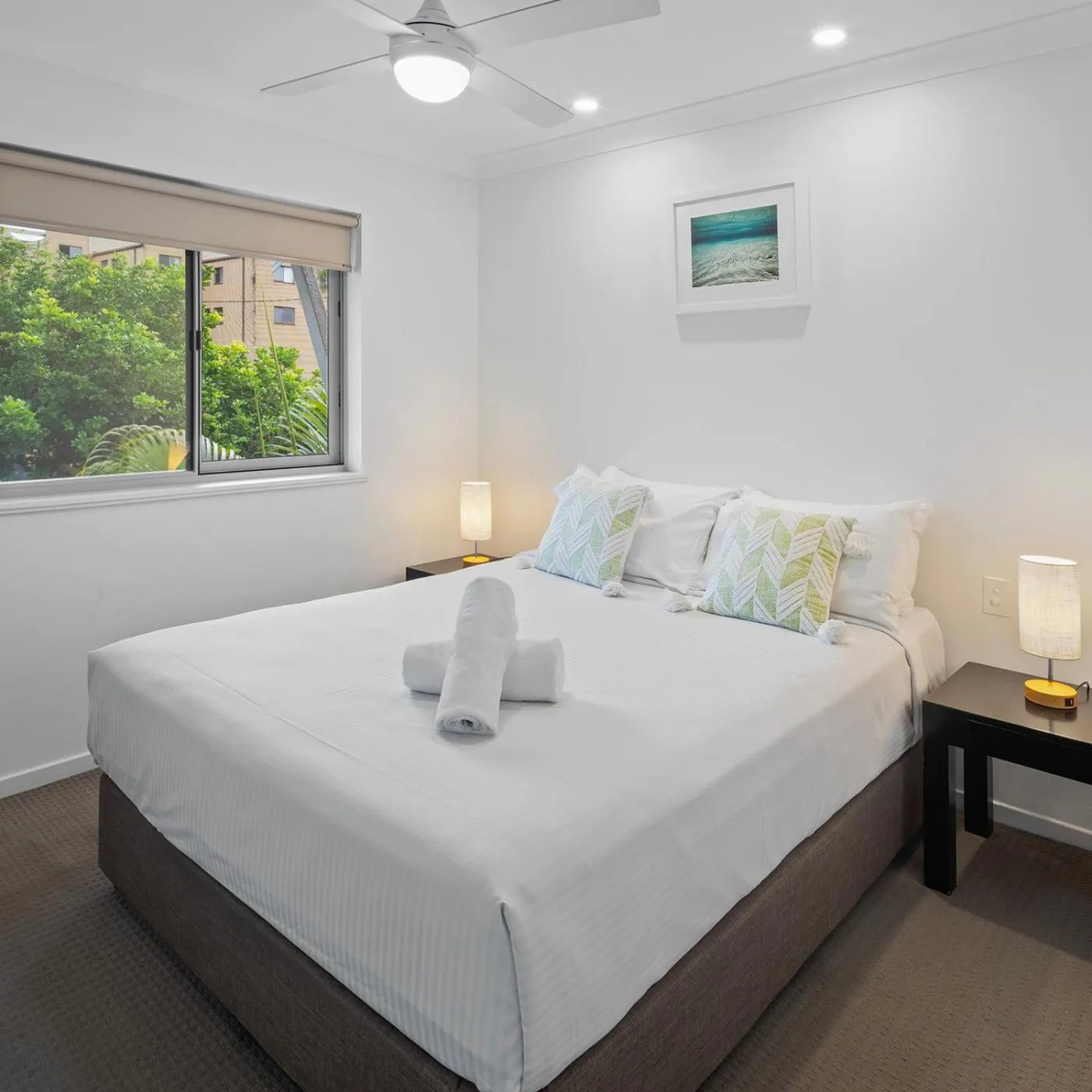 Bedroom, Bed in The Observatory Self Contained Apartments