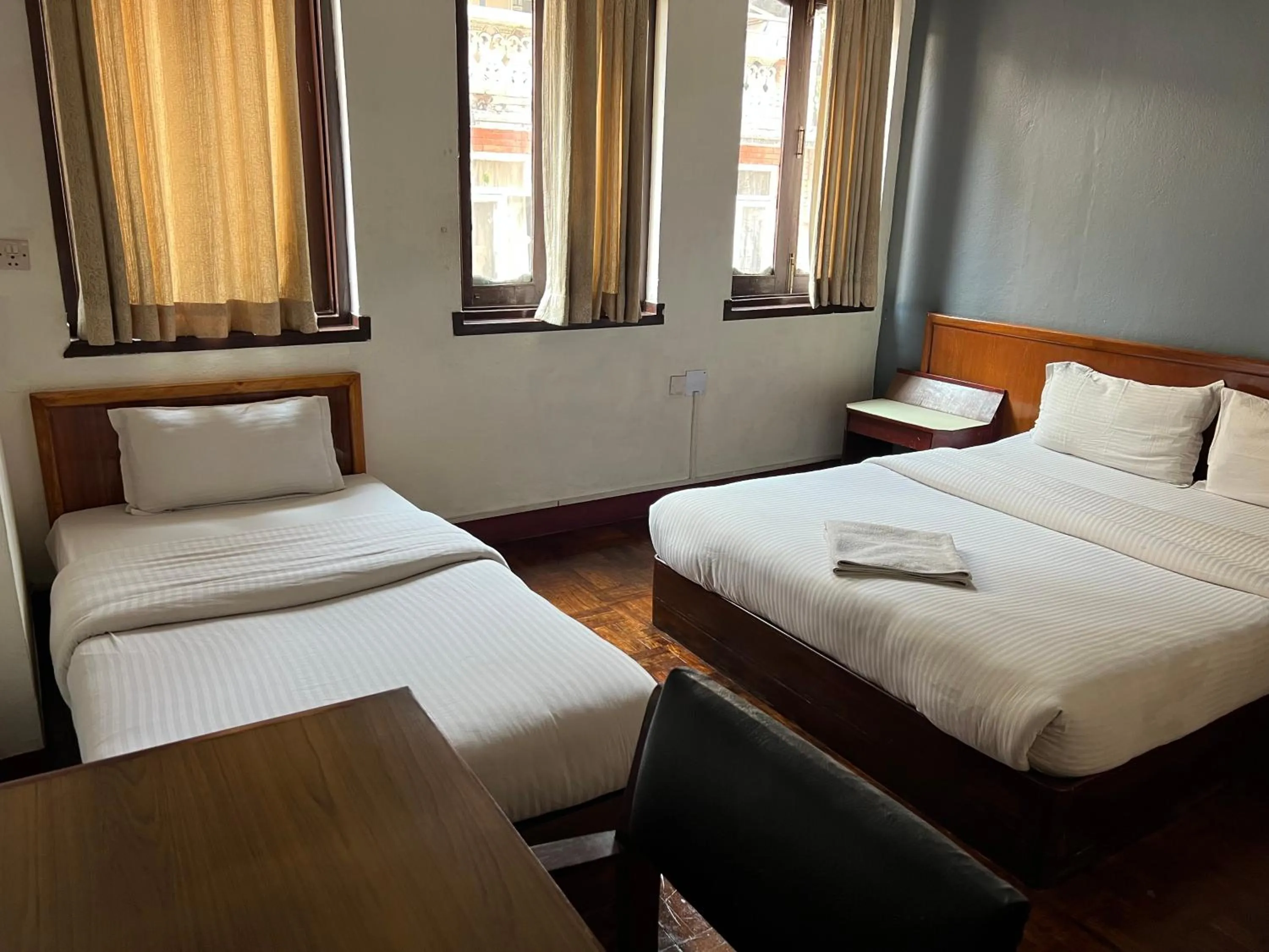 Bedroom, Bed in Hotel Earth House