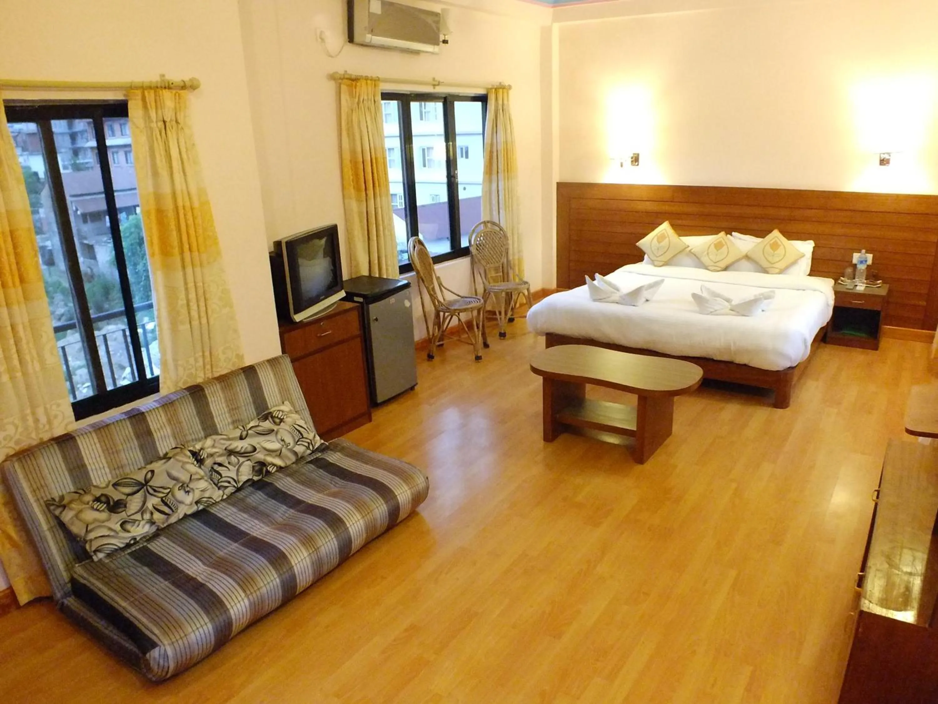 Photo of the whole room, Bed in Hotel Greenland