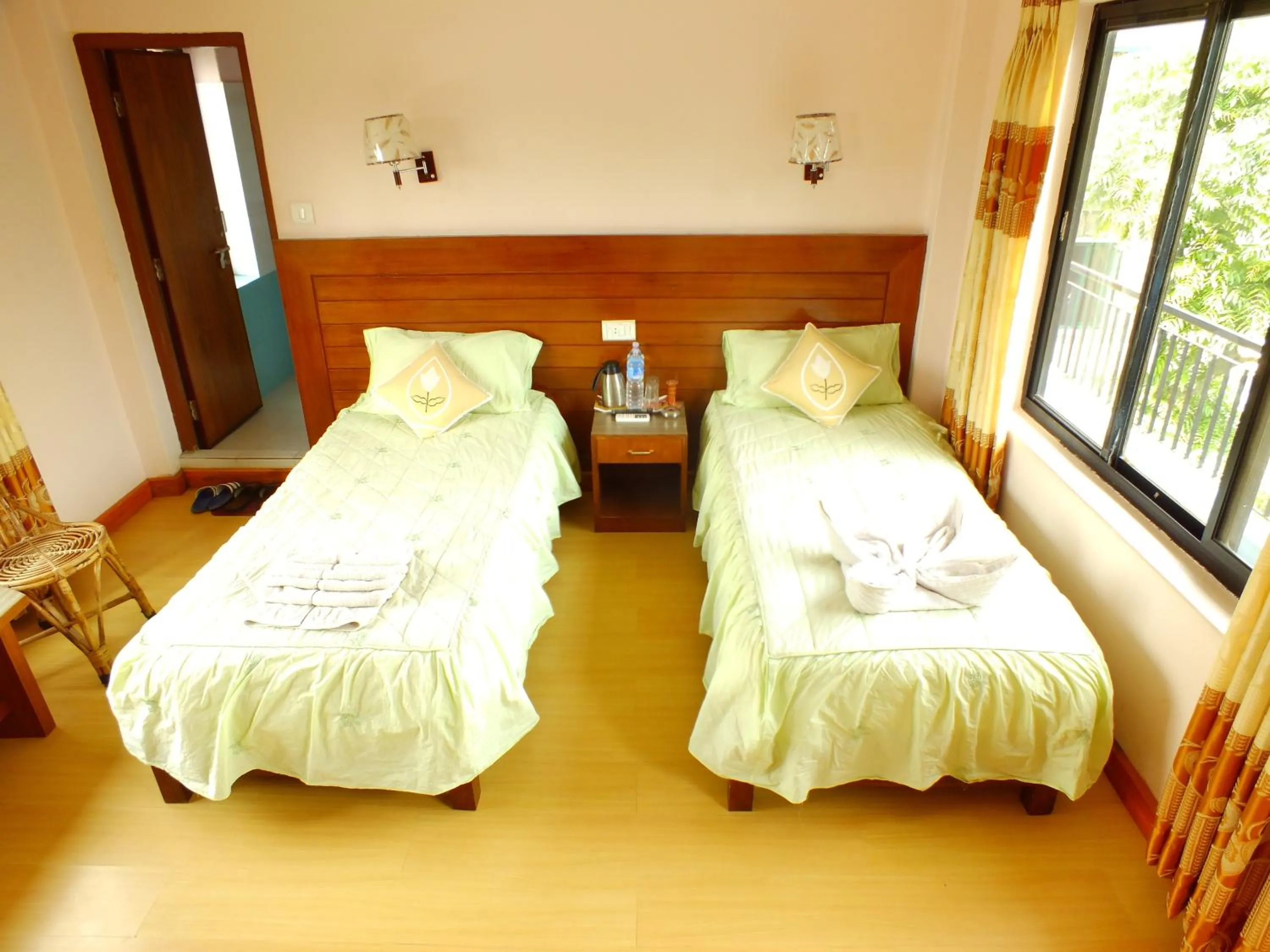 Bed in Hotel Greenland