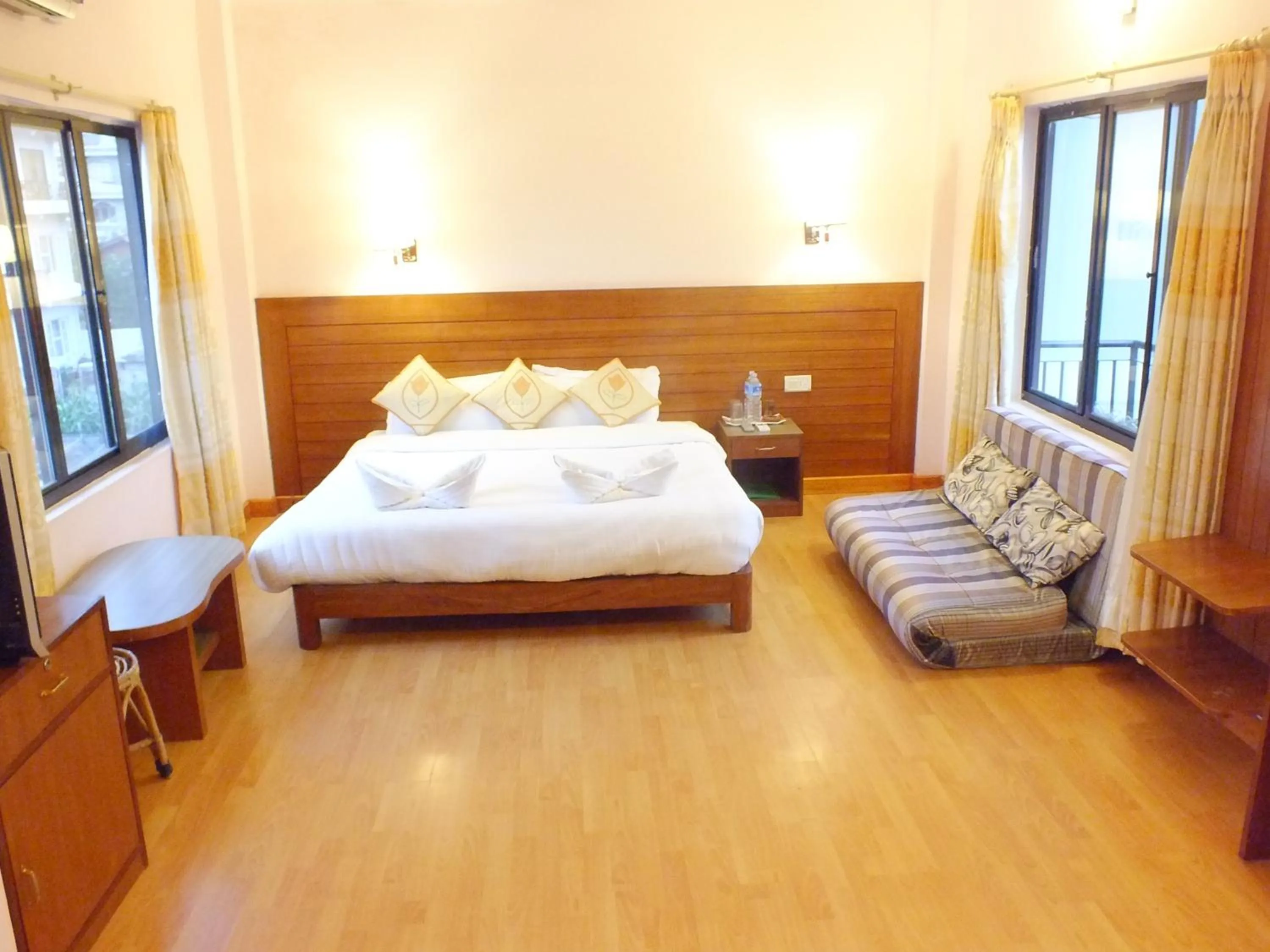 Bed in Hotel Greenland