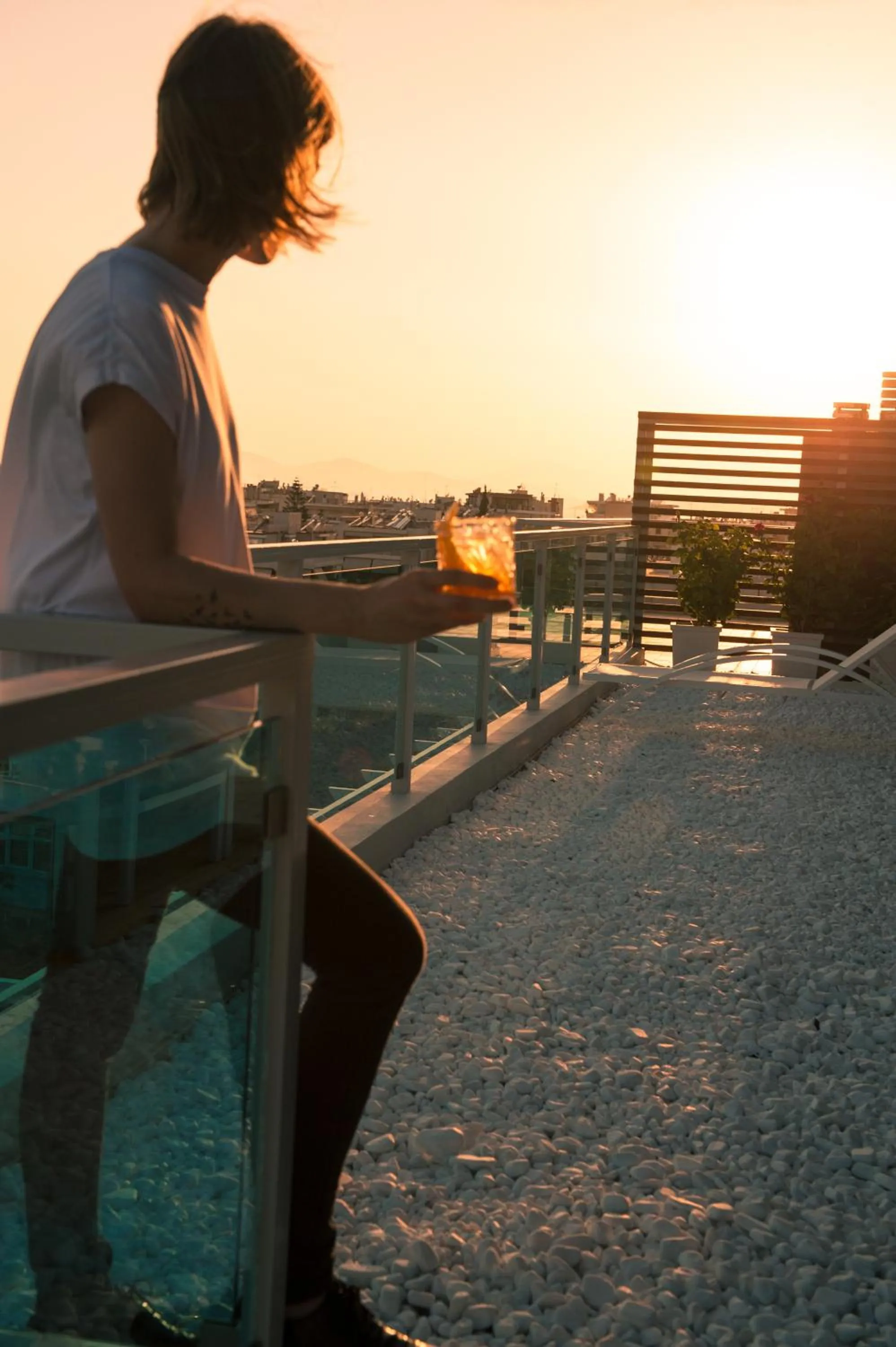 City view in Scale Suites