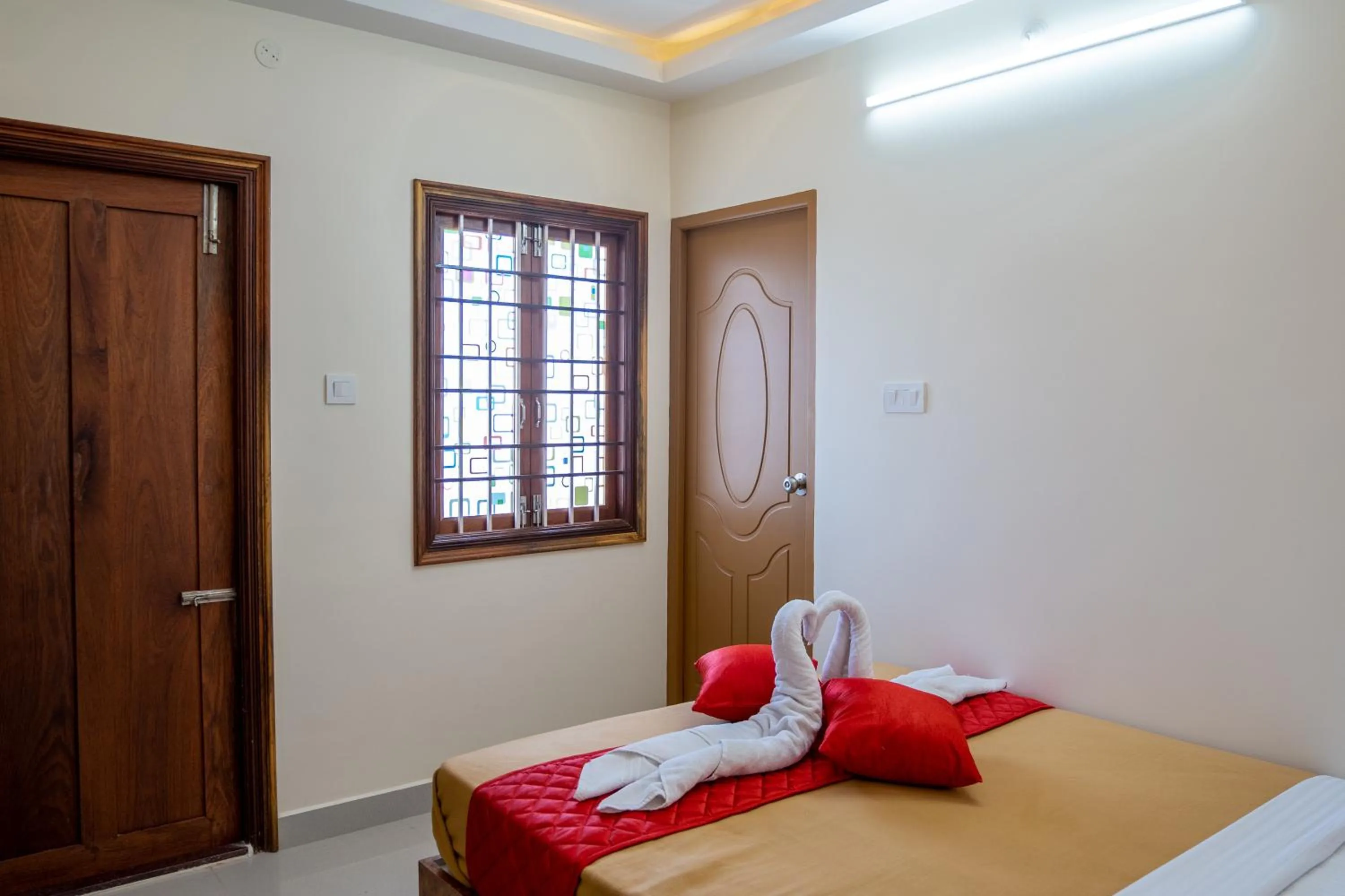 Bed in Le Suresh Guest House