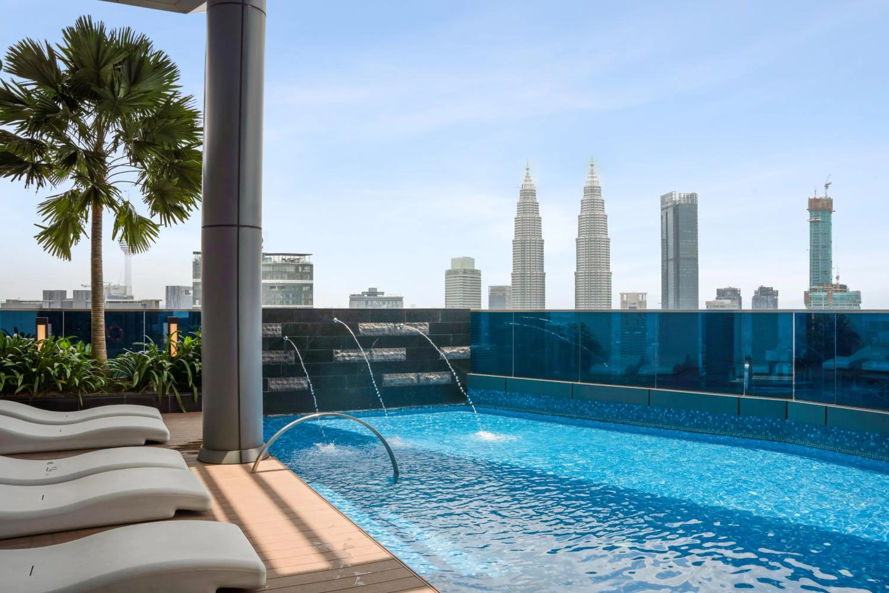 Swimming pool in Eaton Residences by Sutera at KLCC