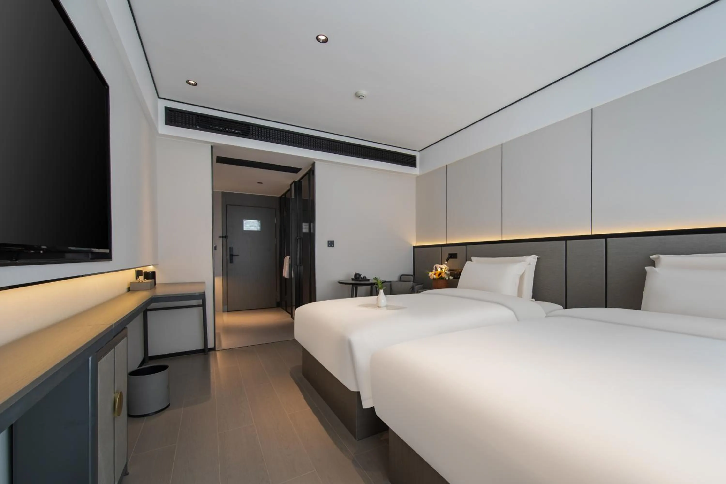 Bed in Gongxili - Xige Hotel Free Welcome Tea and Dessert