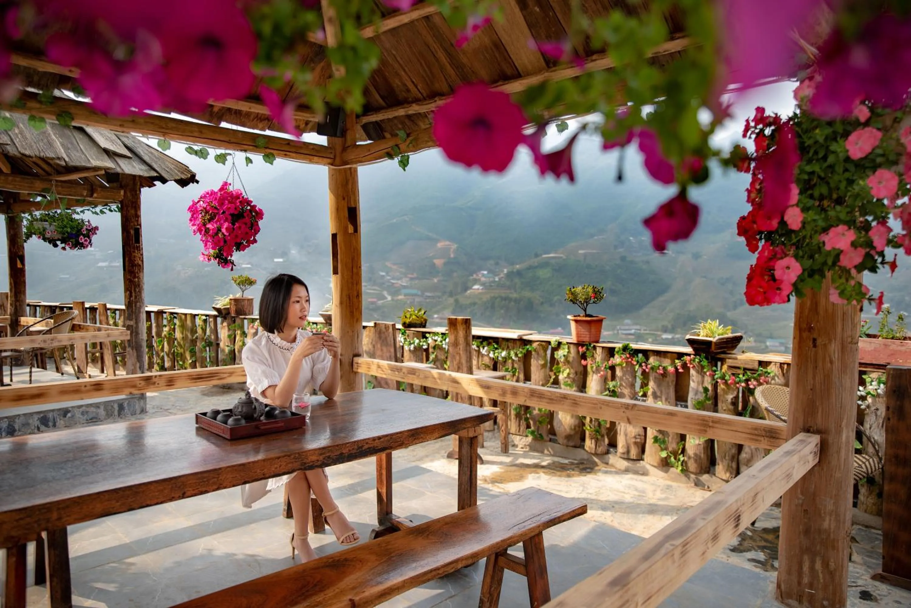 Guests in Muong Hoa River View Hotel