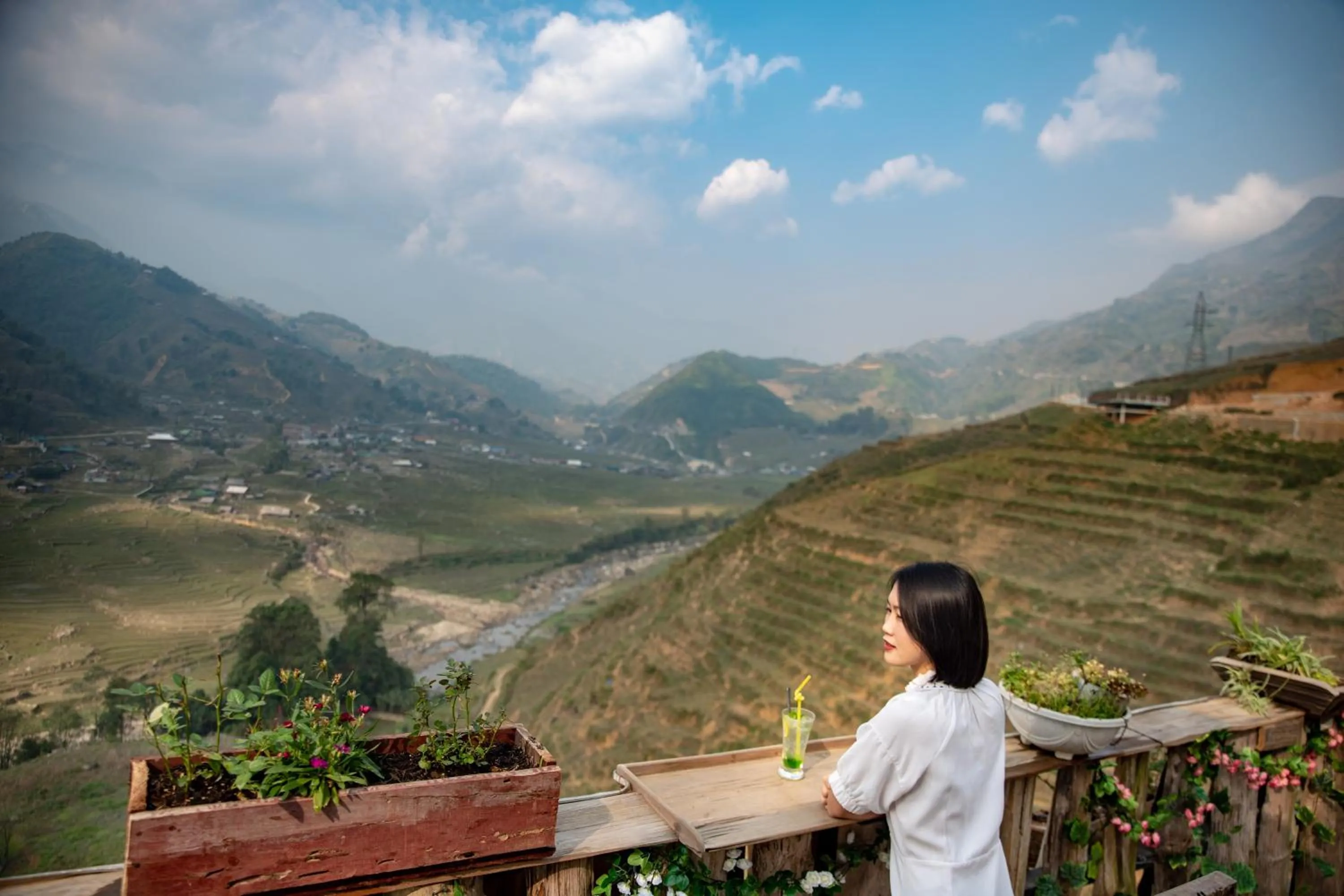 Guests in Muong Hoa River View Hotel