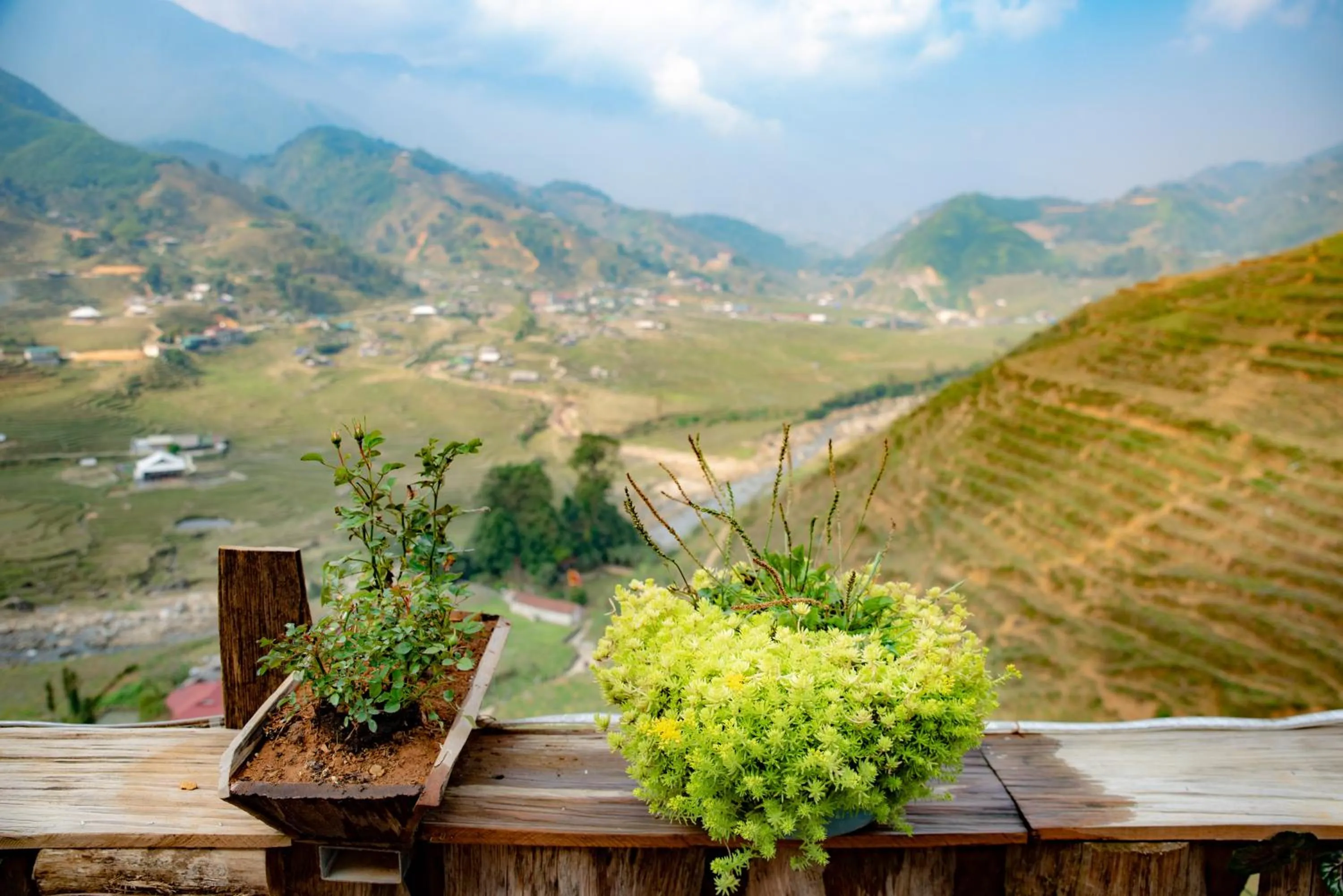 View (from property/room) in Muong Hoa River View Hotel