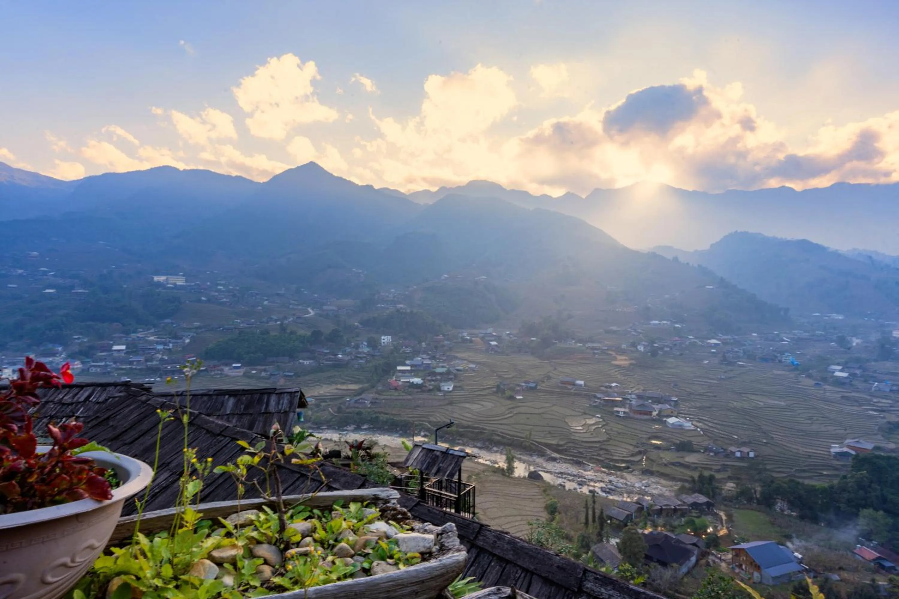 View (from property/room) in Muong Hoa River View Hotel