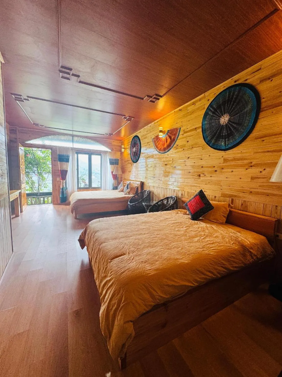 Bedroom, Bed in Muong Hoa River View Hotel