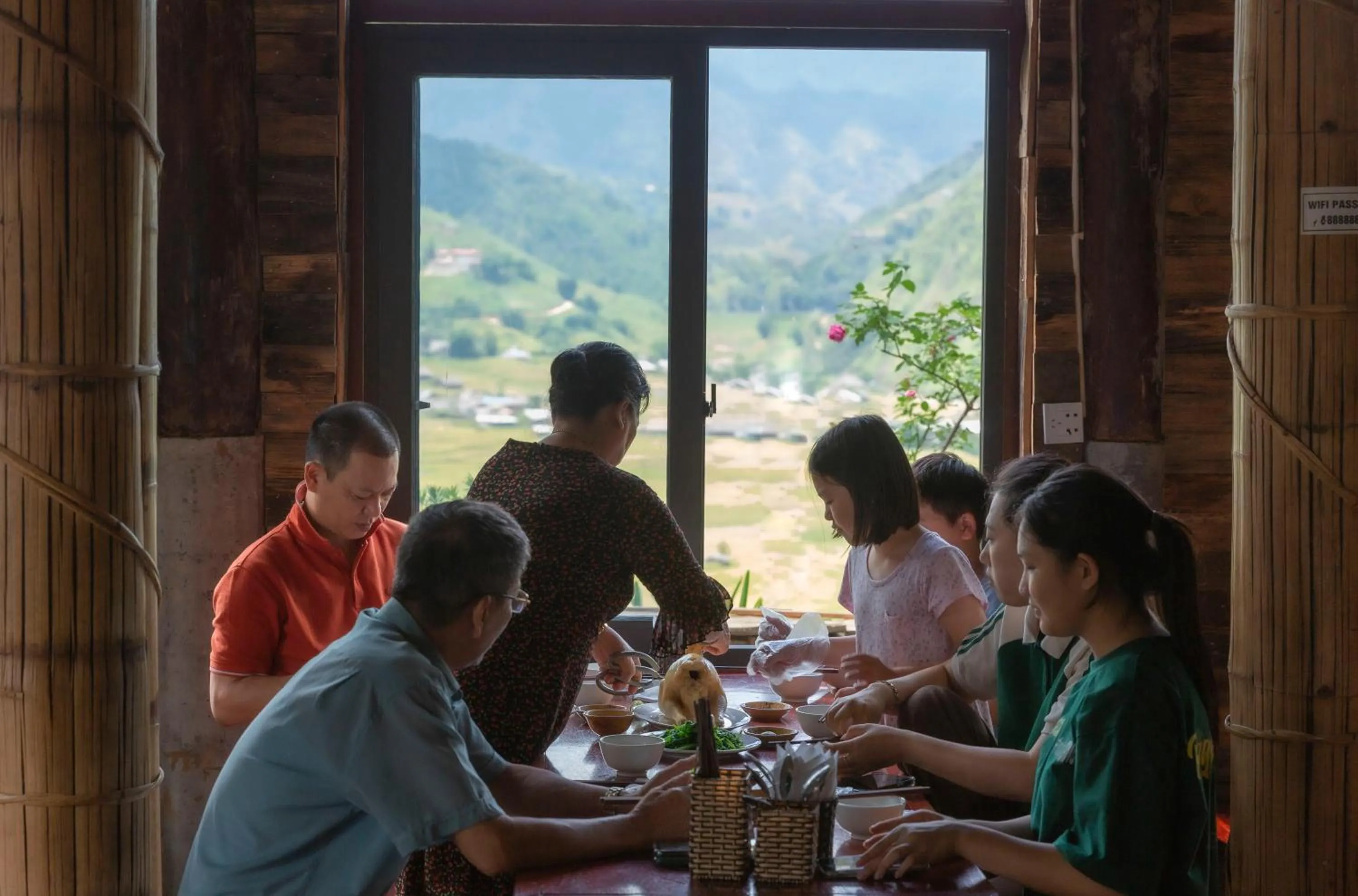 Guests in Muong Hoa River View Hotel