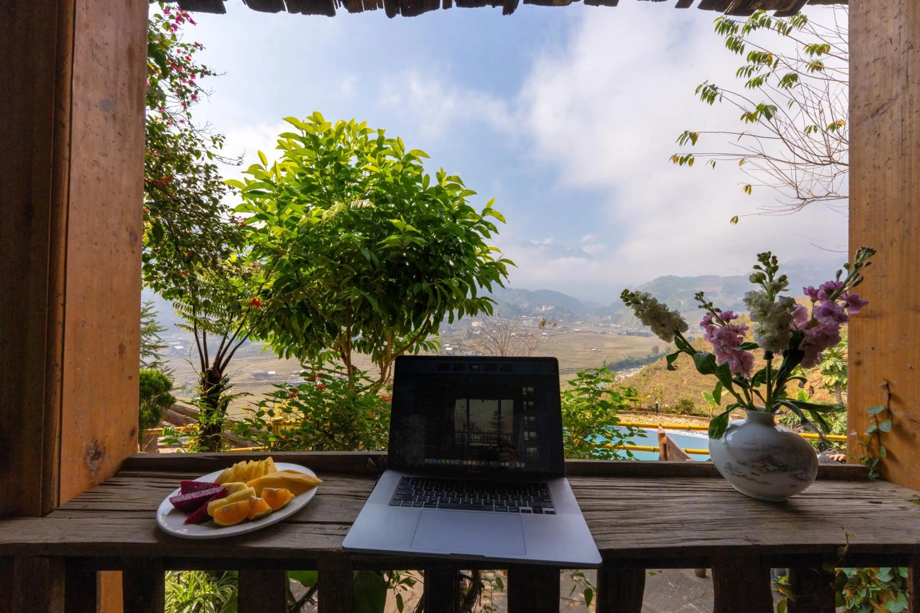 View (from property/room) in Muong Hoa River View Hotel