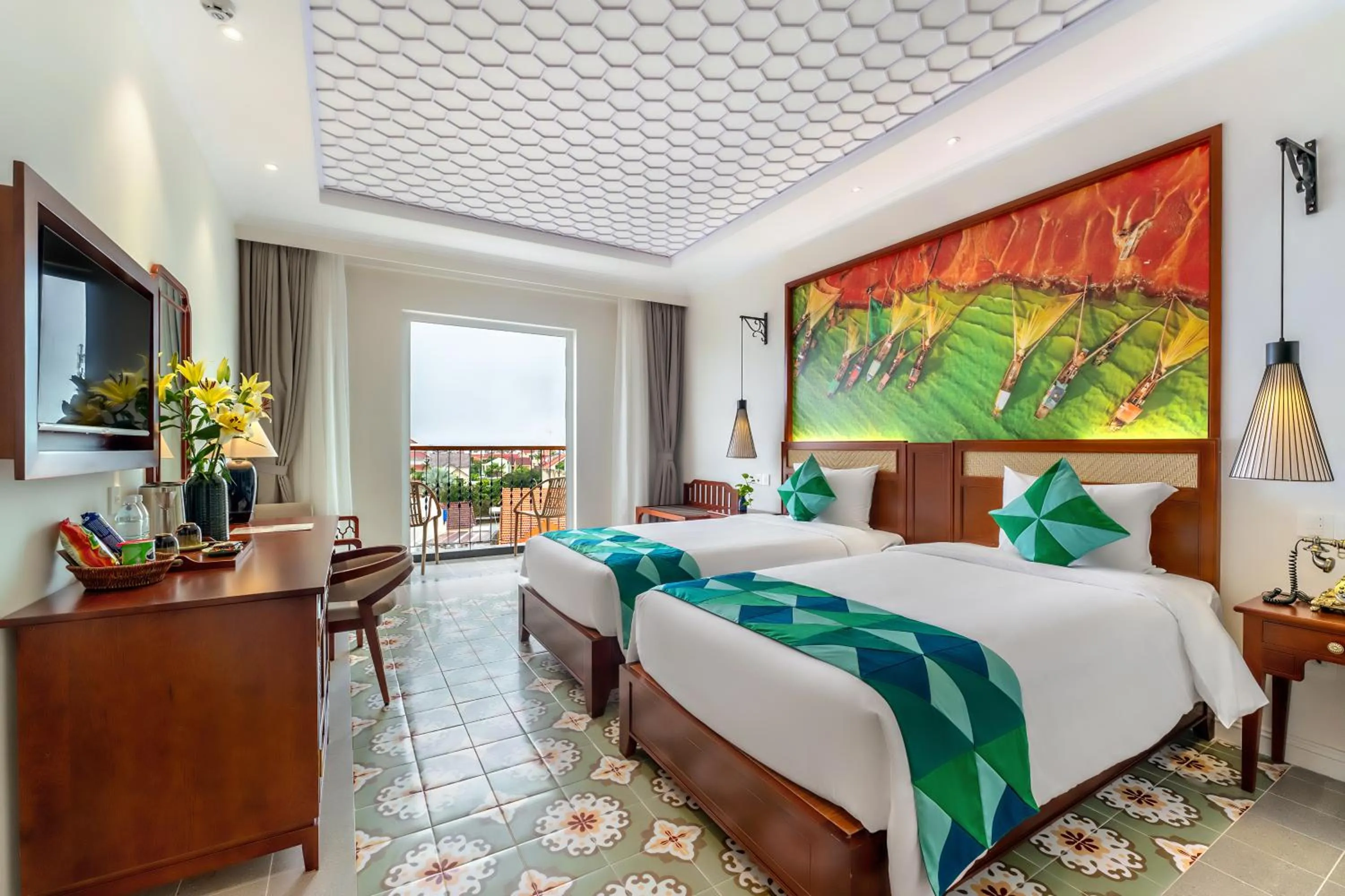 Bedroom, Bed in Amina Lantana Hoi An Hotel & Spa