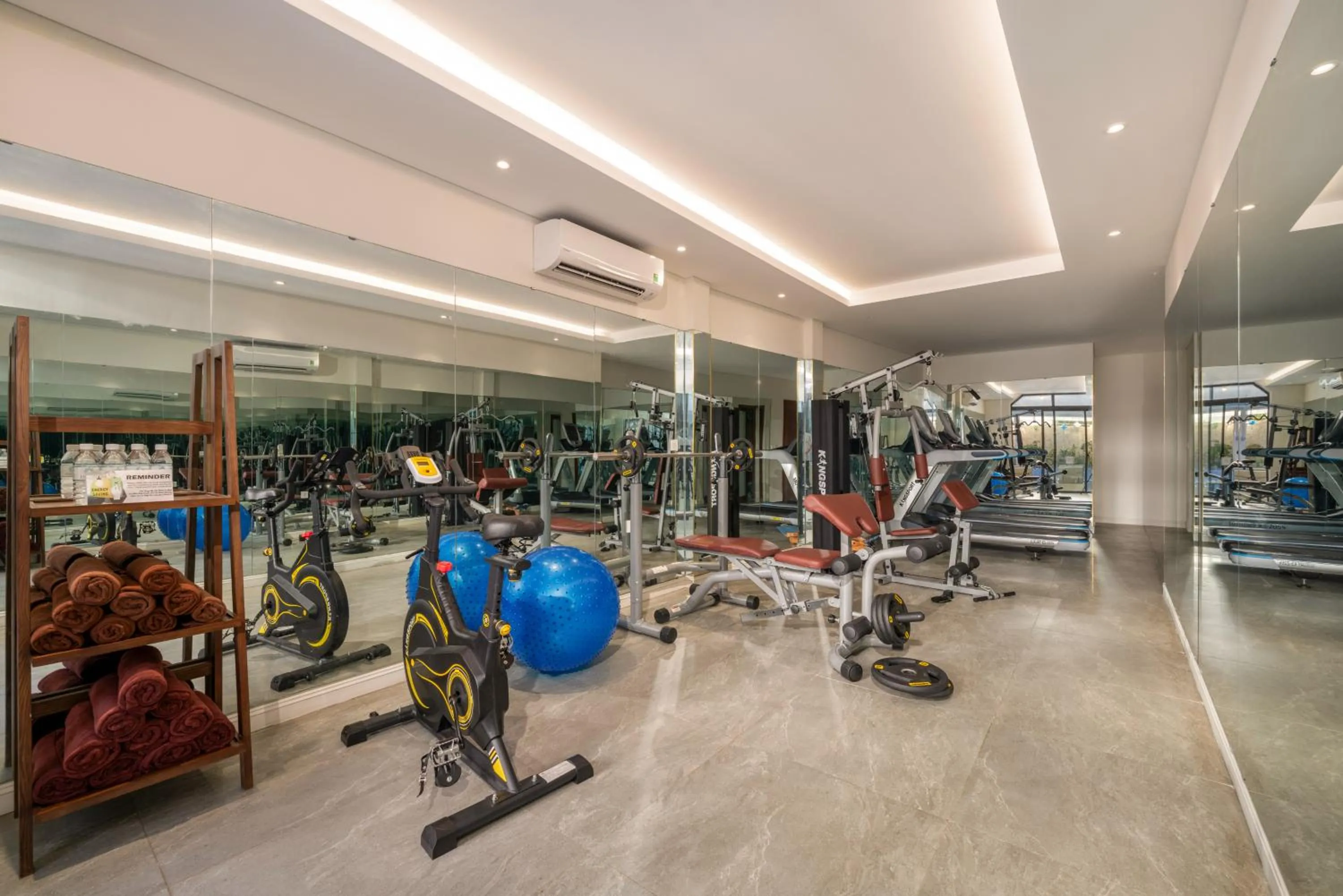 Fitness centre/facilities in Amina Lantana Hoi An Hotel & Spa