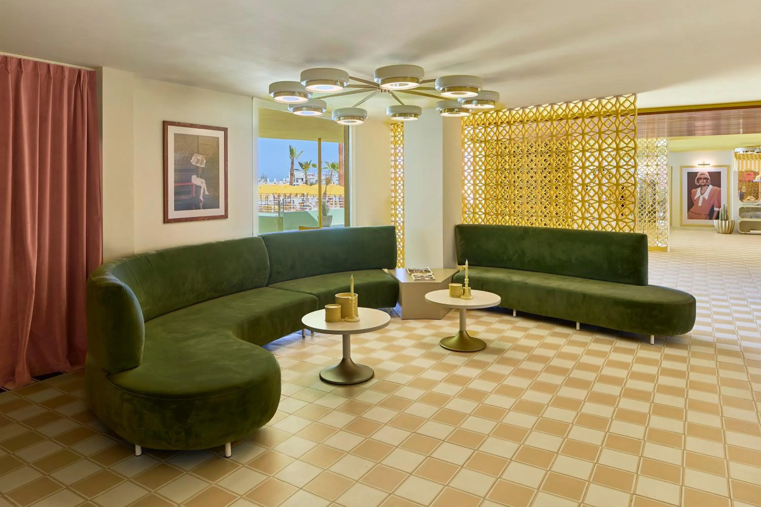 Seating area in Los Felices Ibiza