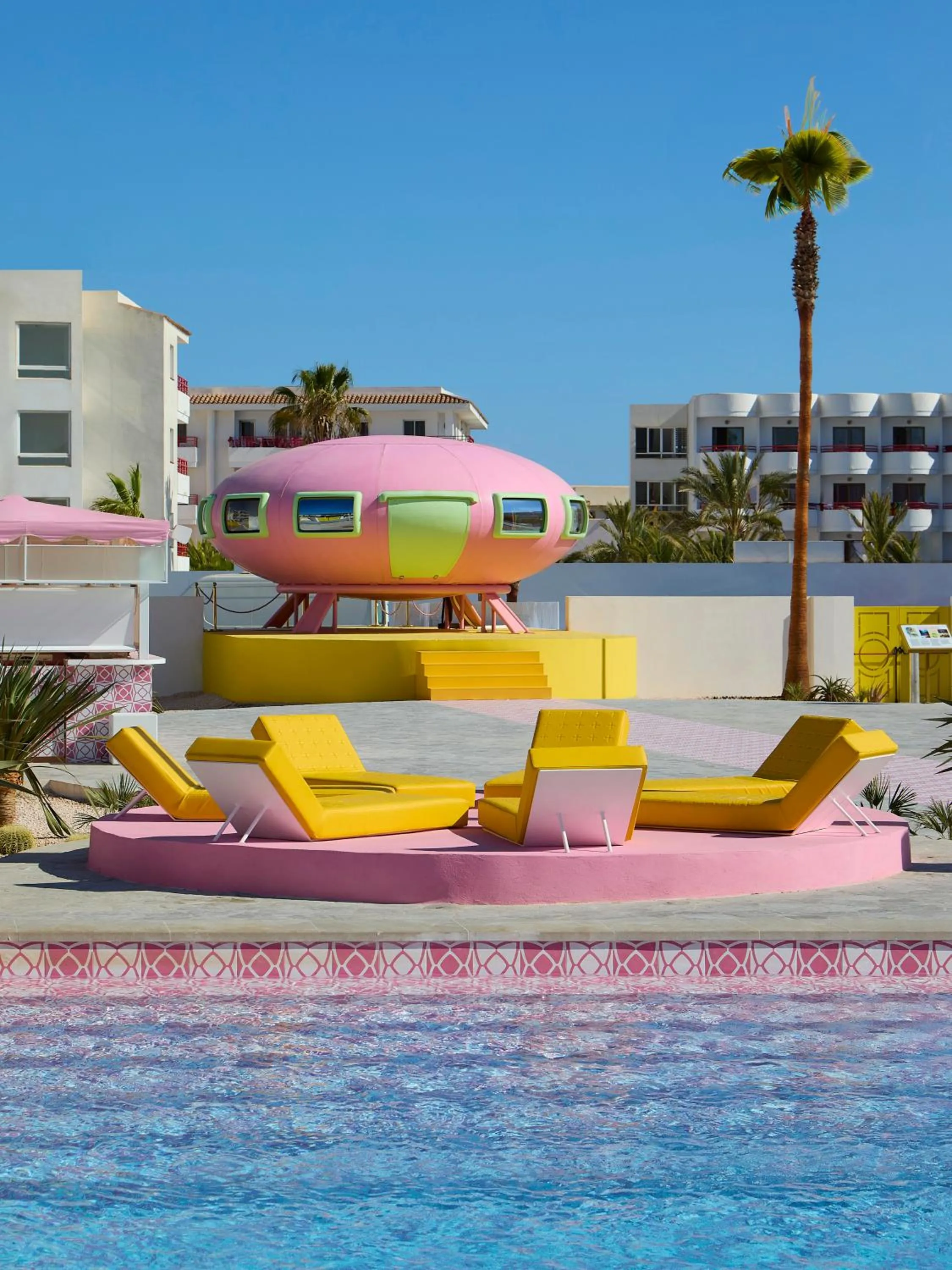 Decorative detail in Los Felices Ibiza