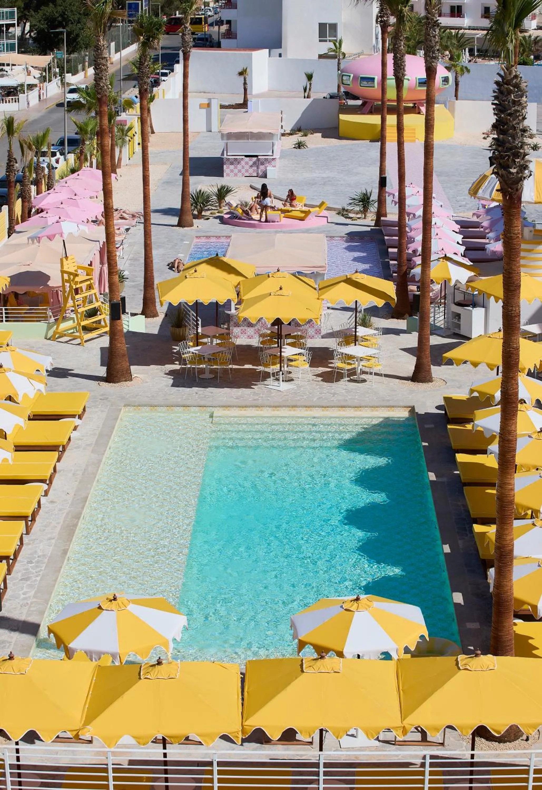 Swimming pool in Los Felices Ibiza