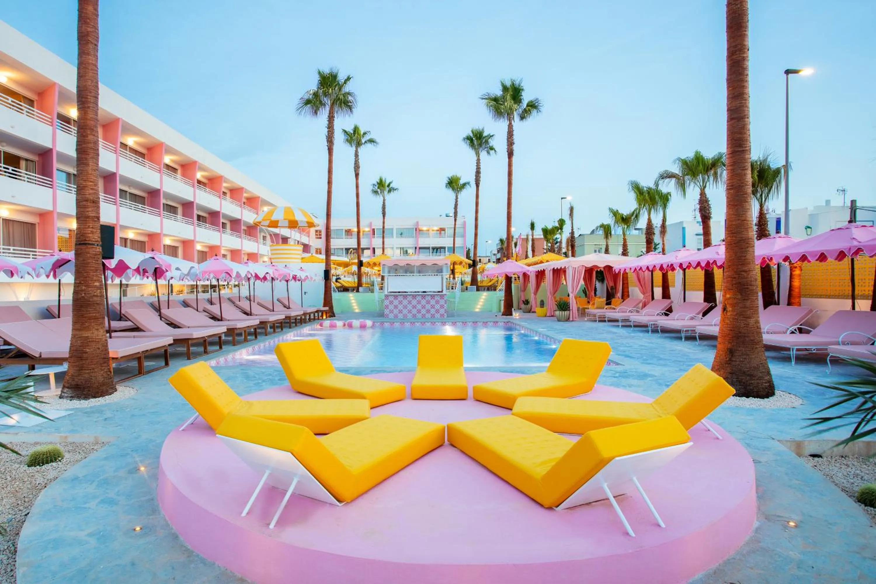 Swimming pool in Los Felices Ibiza