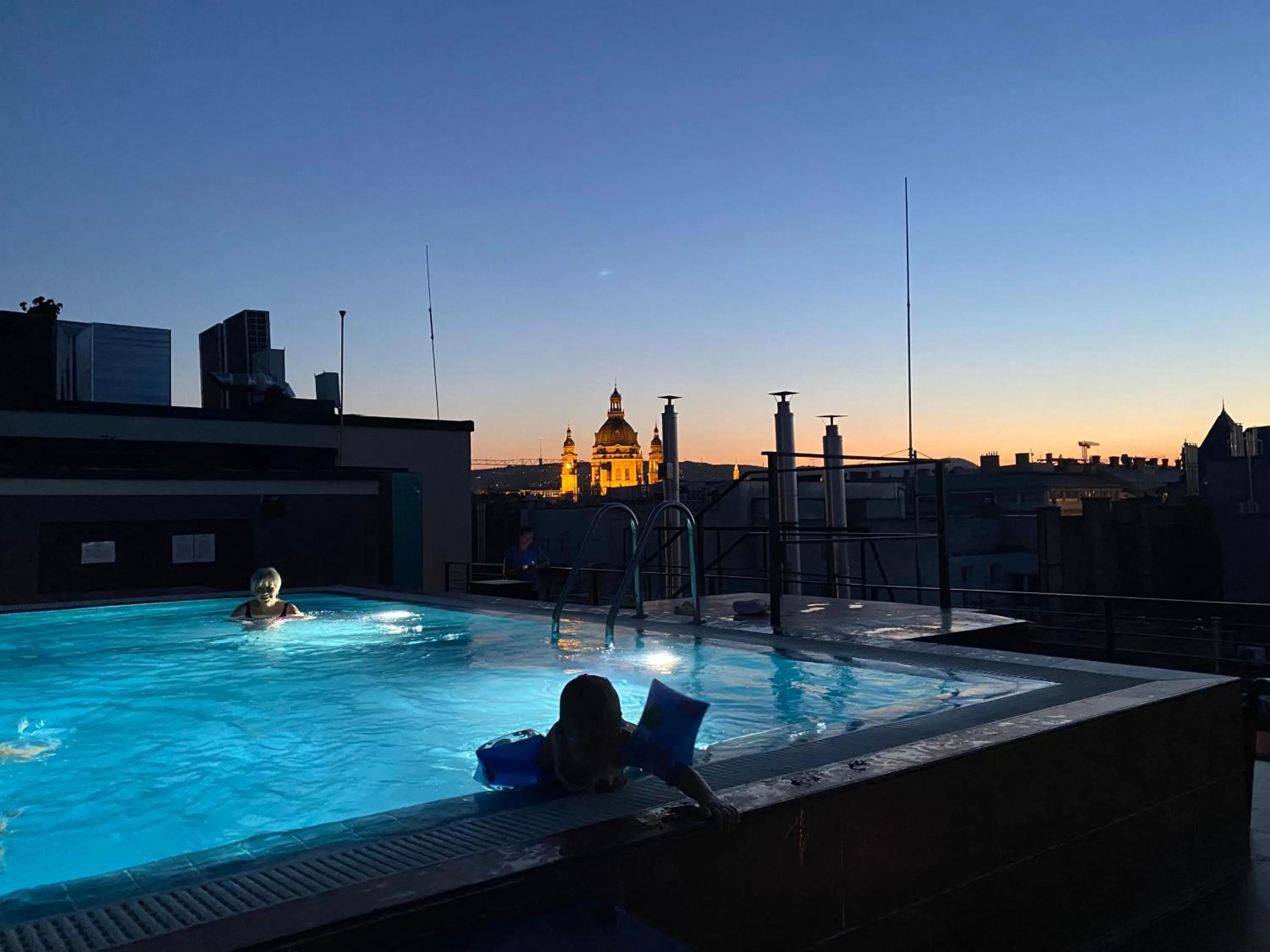 Pool view in Chill 'N' Joy Boutique suites