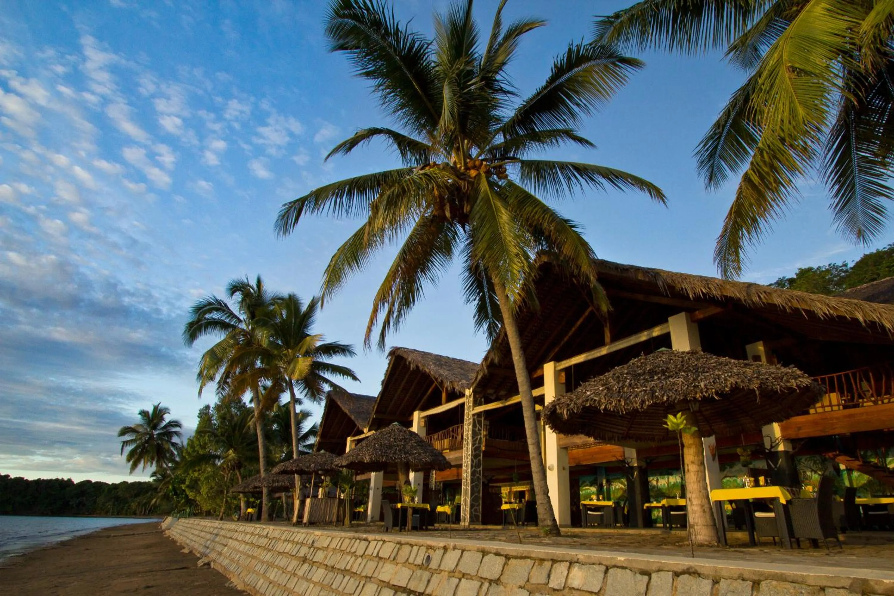 Facade/entrance in Anjiamarango Beach Resort