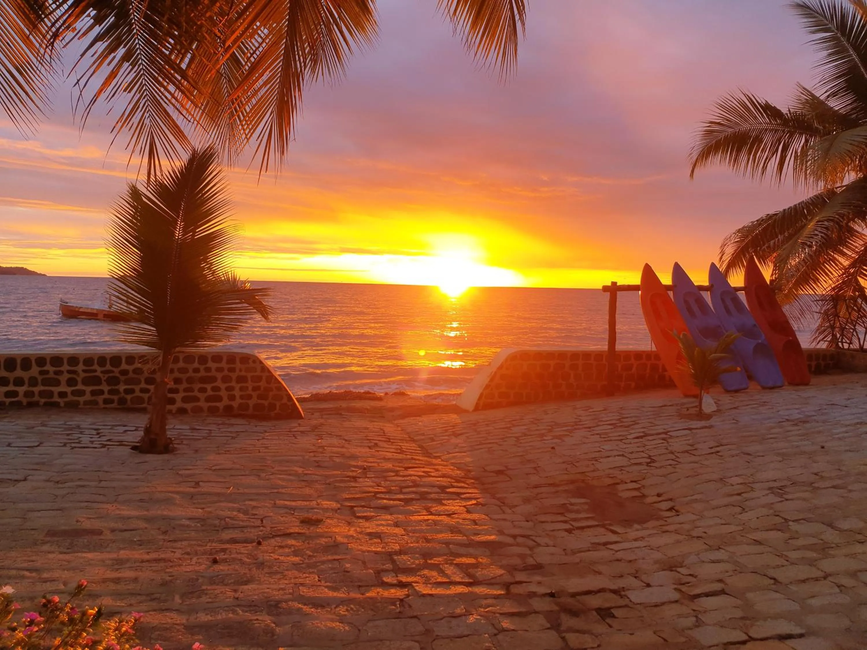 Sunset in Anjiamarango Beach Resort