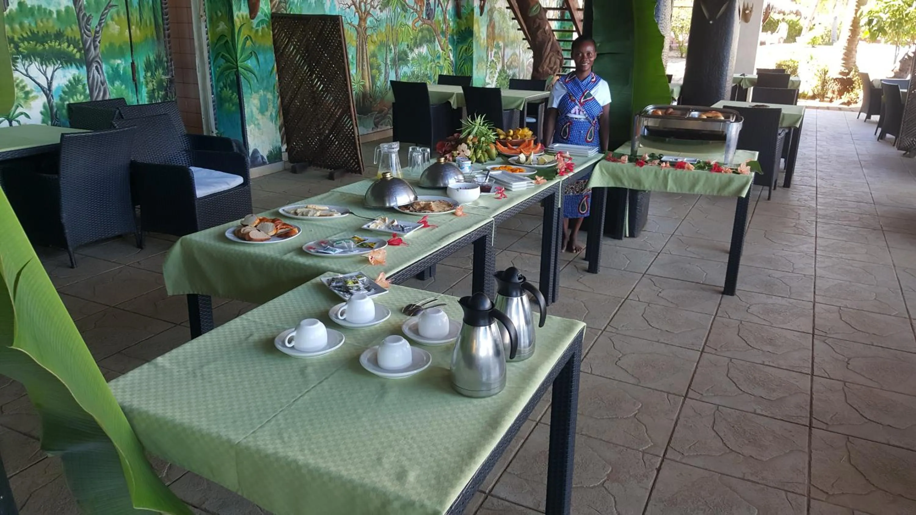 Breakfast in Anjiamarango Beach Resort