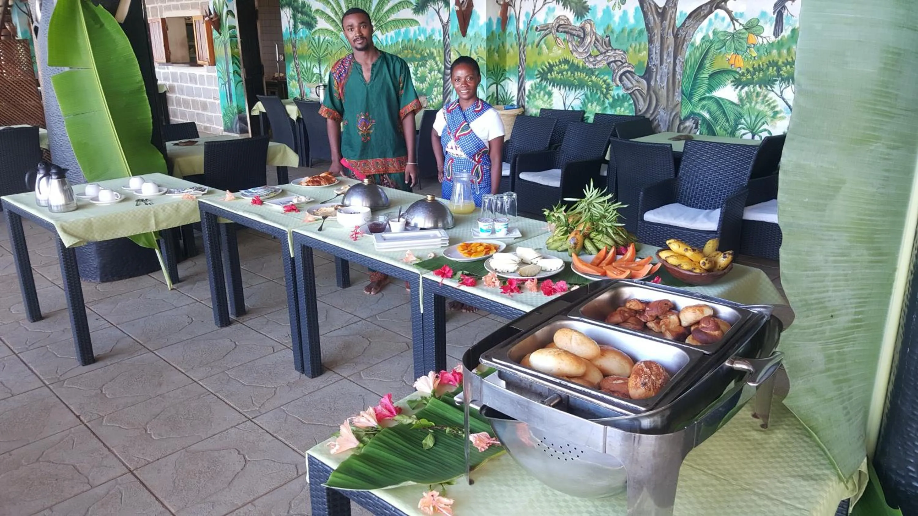 Breakfast in Anjiamarango Beach Resort