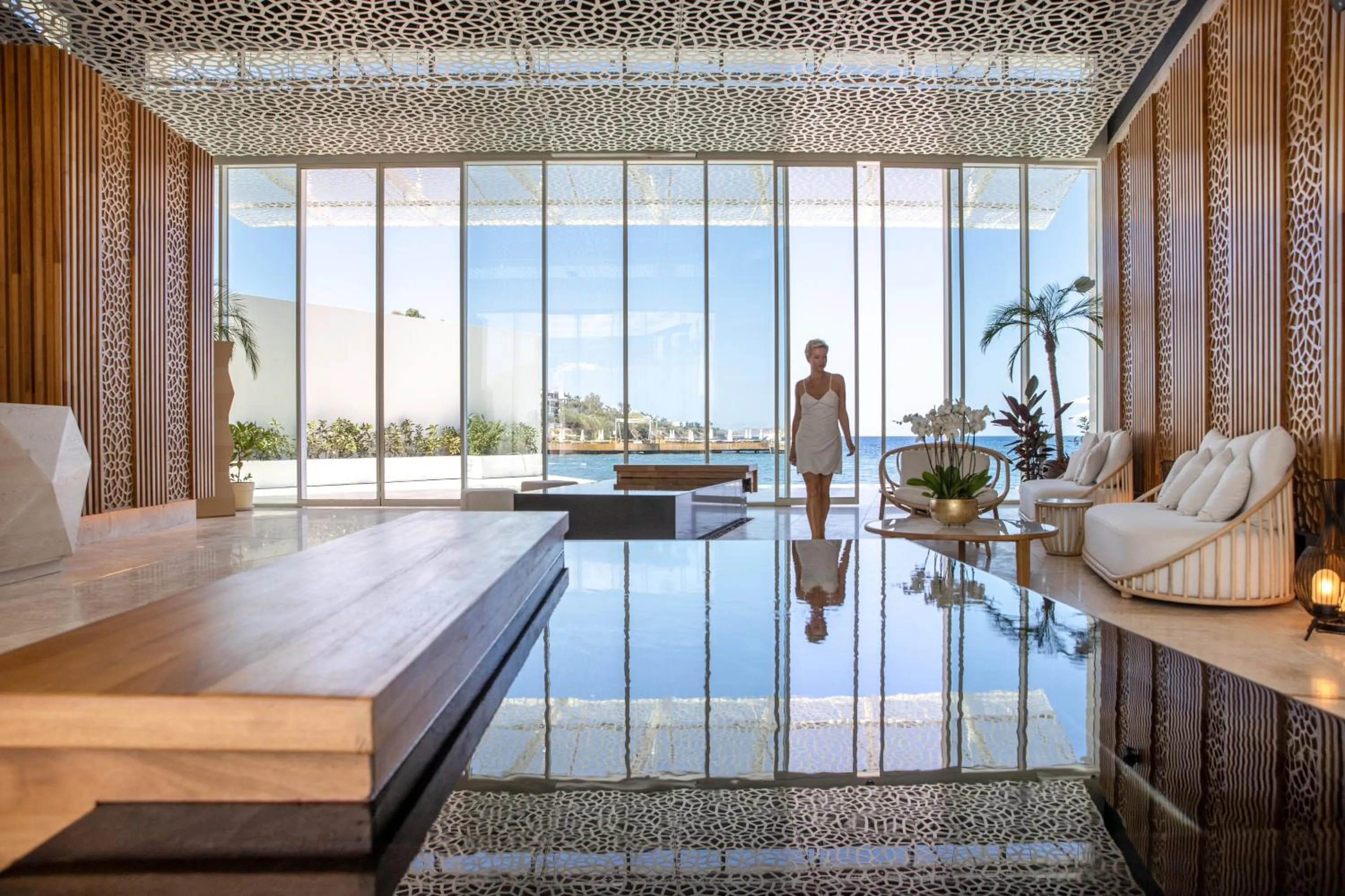 Lobby or reception in Yalikavak Marina Hotel By Social Living Collection