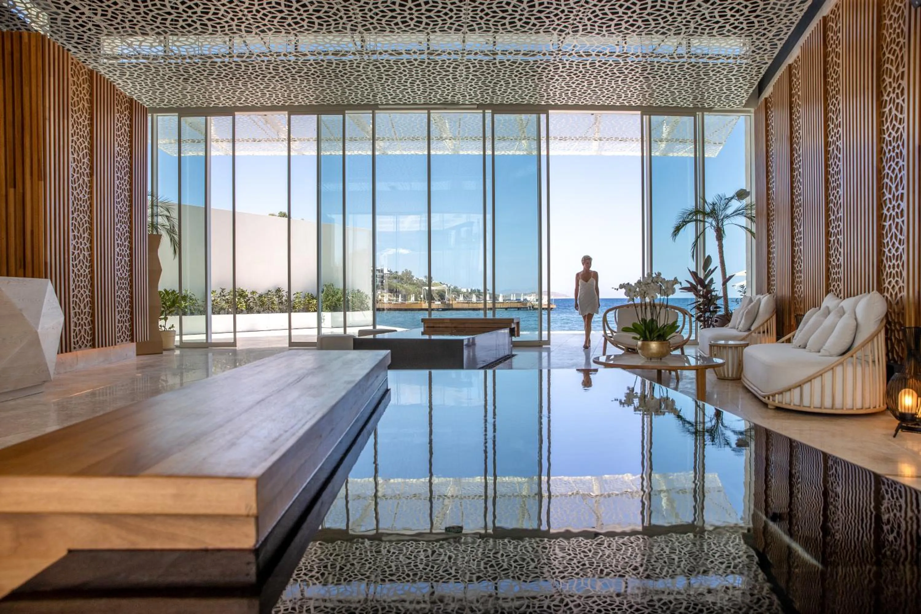 Lobby or reception in Yalikavak Marina Hotel By Social Living Collection