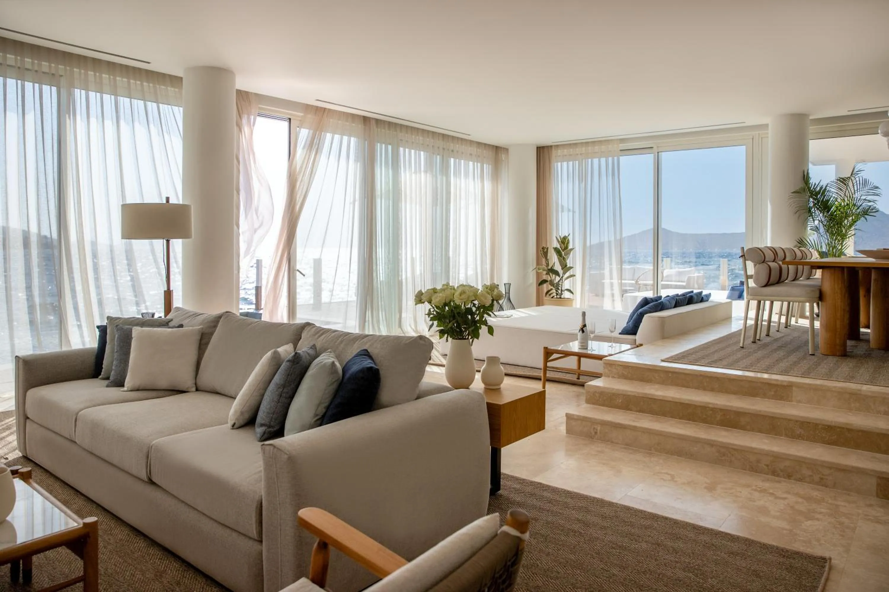 Living room in Yalikavak Marina Hotel By Social Living Collection