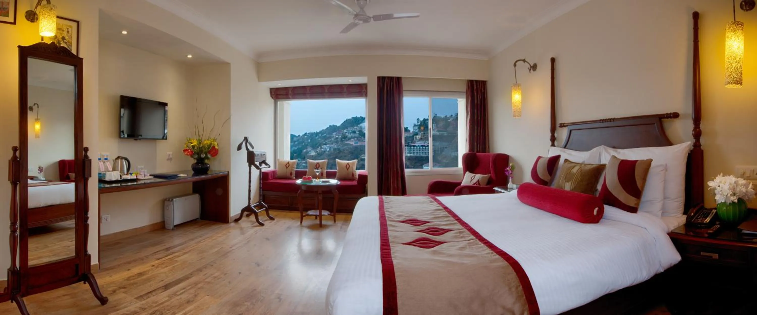 Bedroom, Bed in Royal Orchid Fort Resort Mussoorie