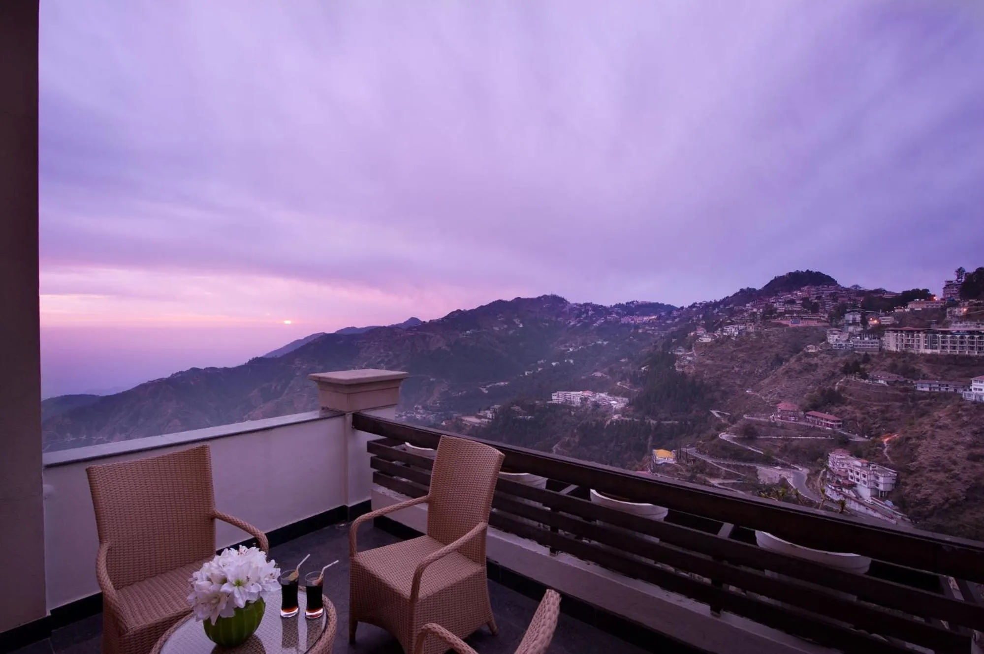 Mountain view in Royal Orchid Fort Resort Mussoorie