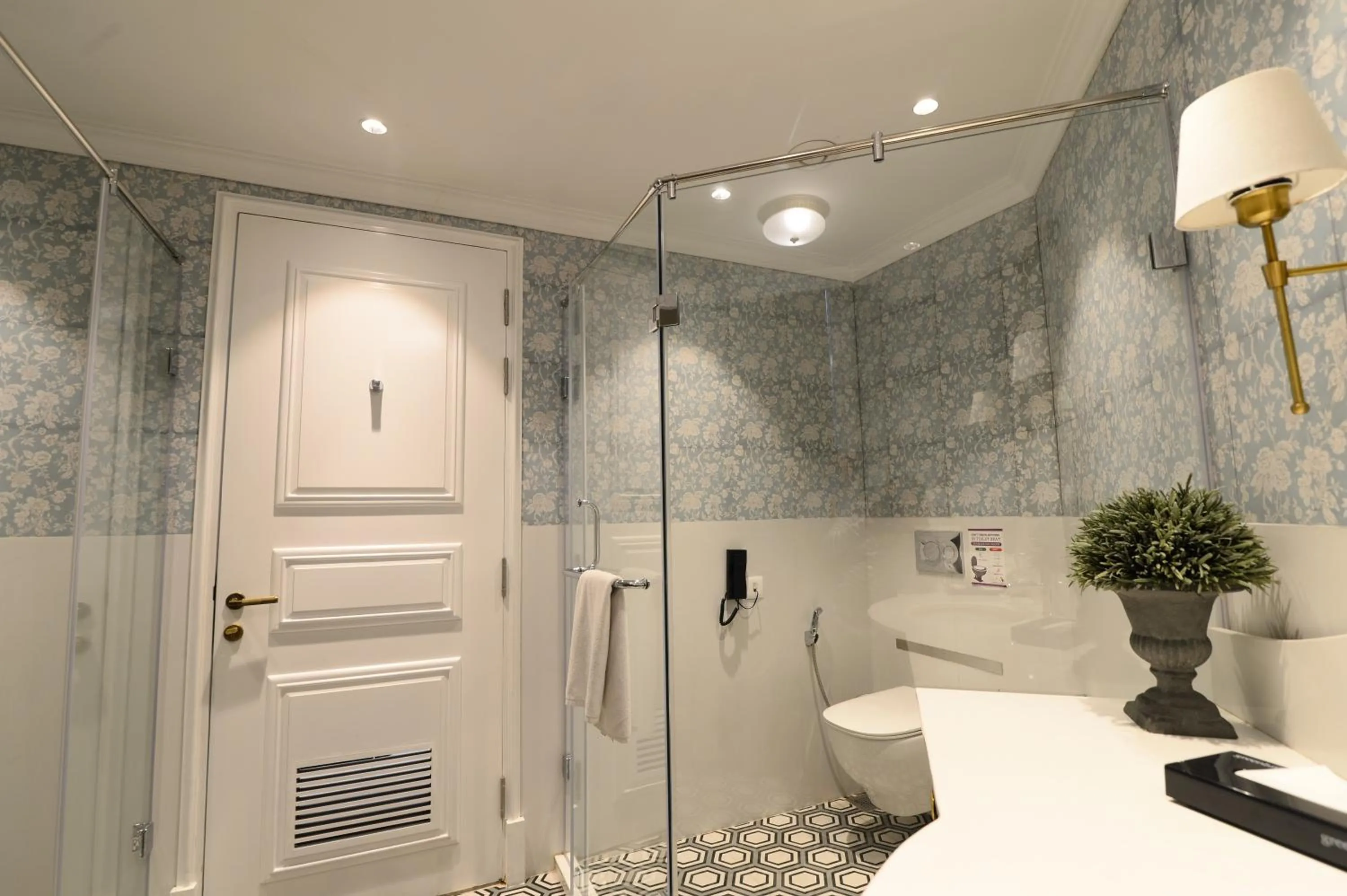 Shower in Royal Orchid Fort Resort Mussoorie