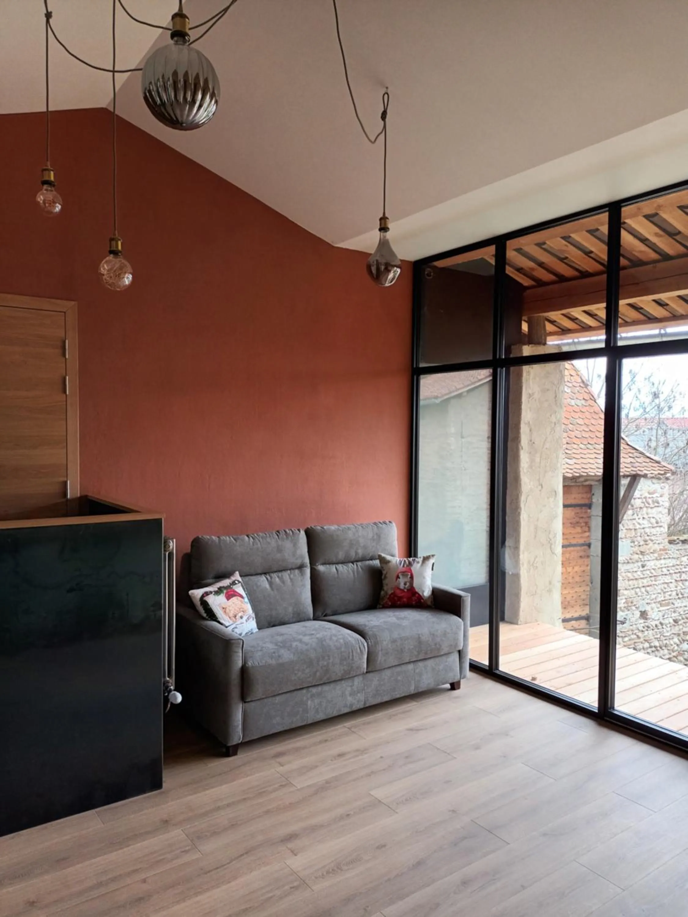 Living room in La ferme de Berlioz
