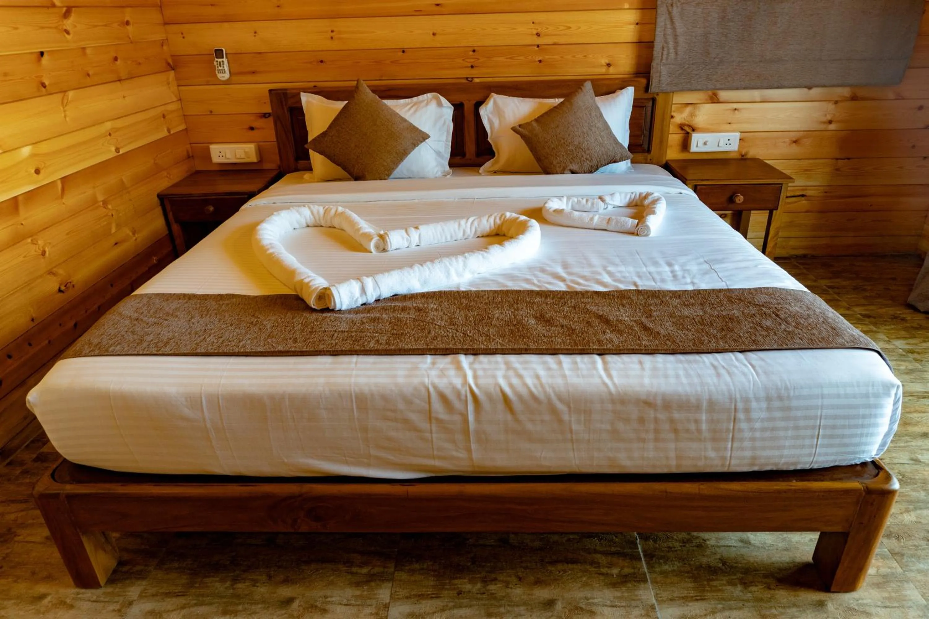 Bed in Vista Praia Beach Resort