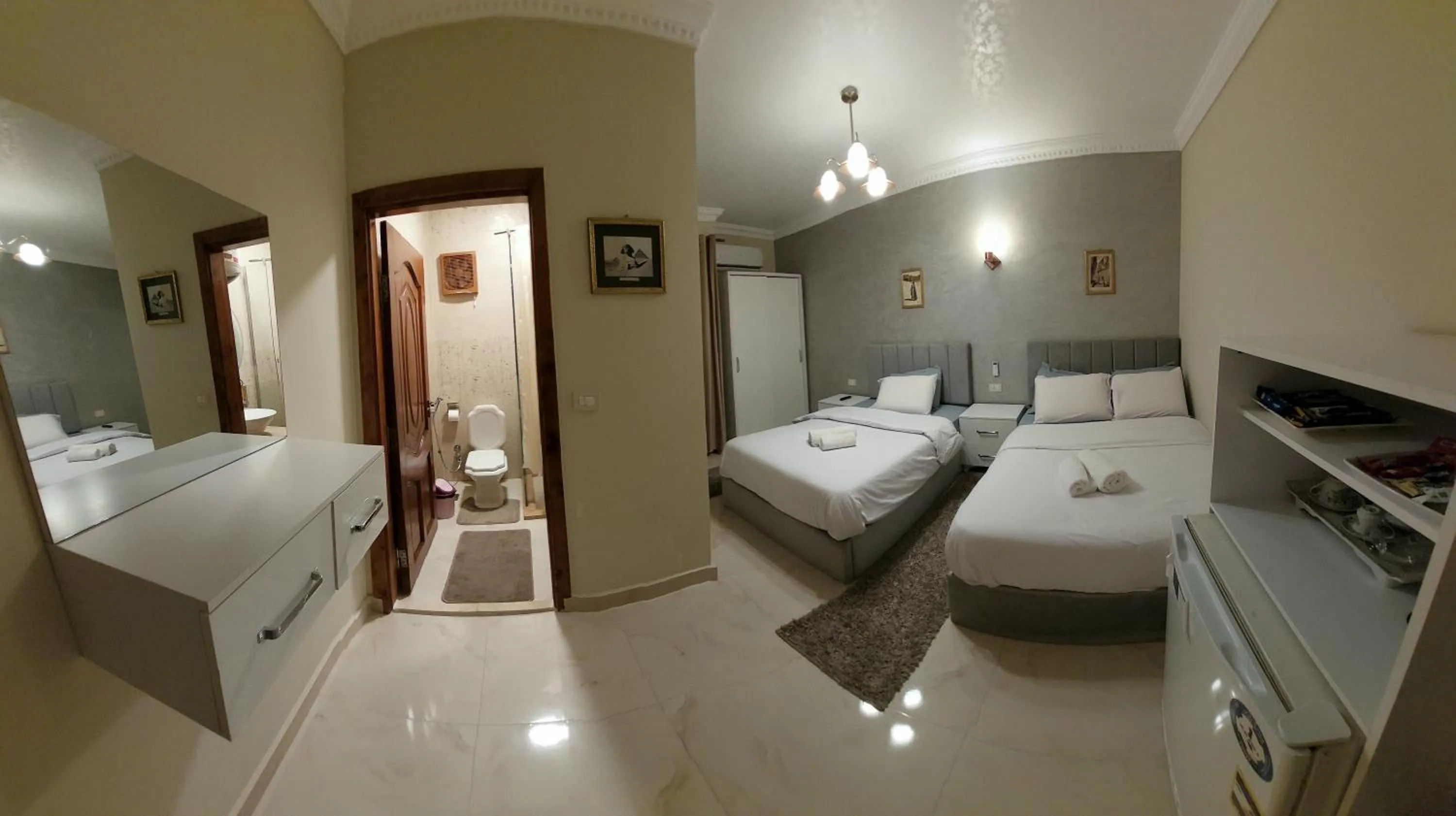 Bedroom, Bed in GEM view BOUTIQUE