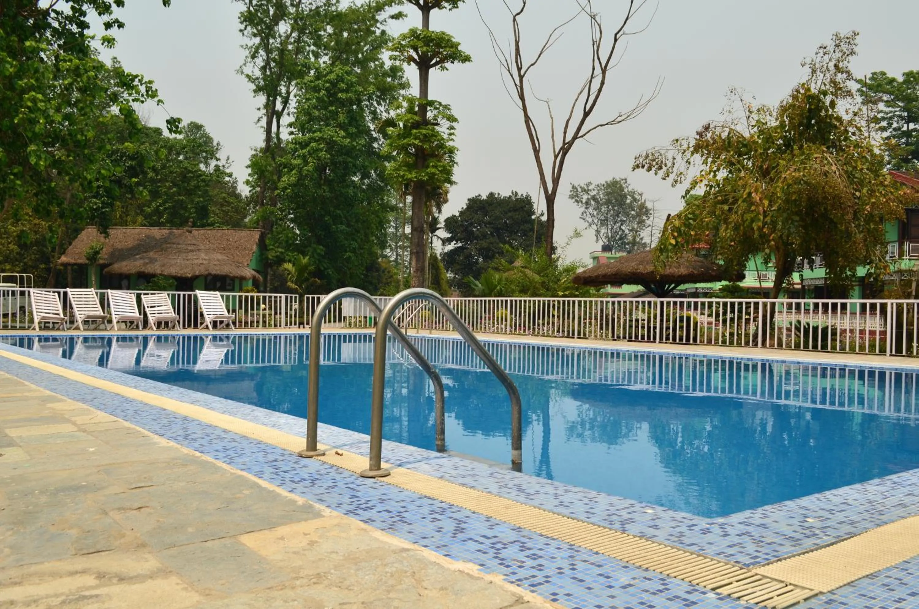 Swimming pool in Hotel Hermitage