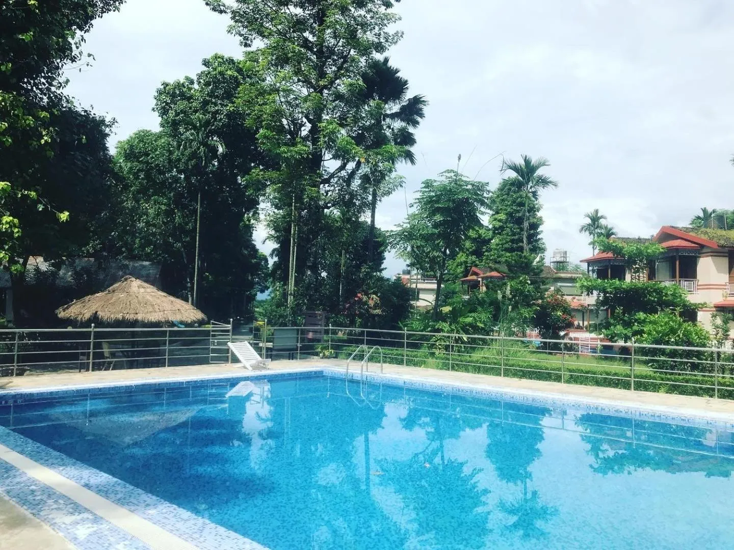 Swimming pool in Hotel Hermitage